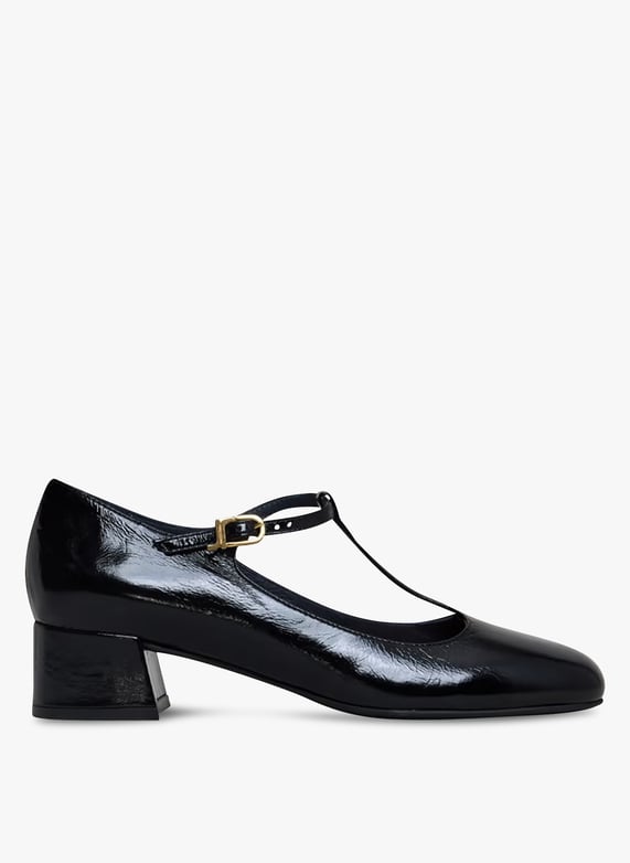 Leather mid-calf boots with pointed toe 35 - Main Image