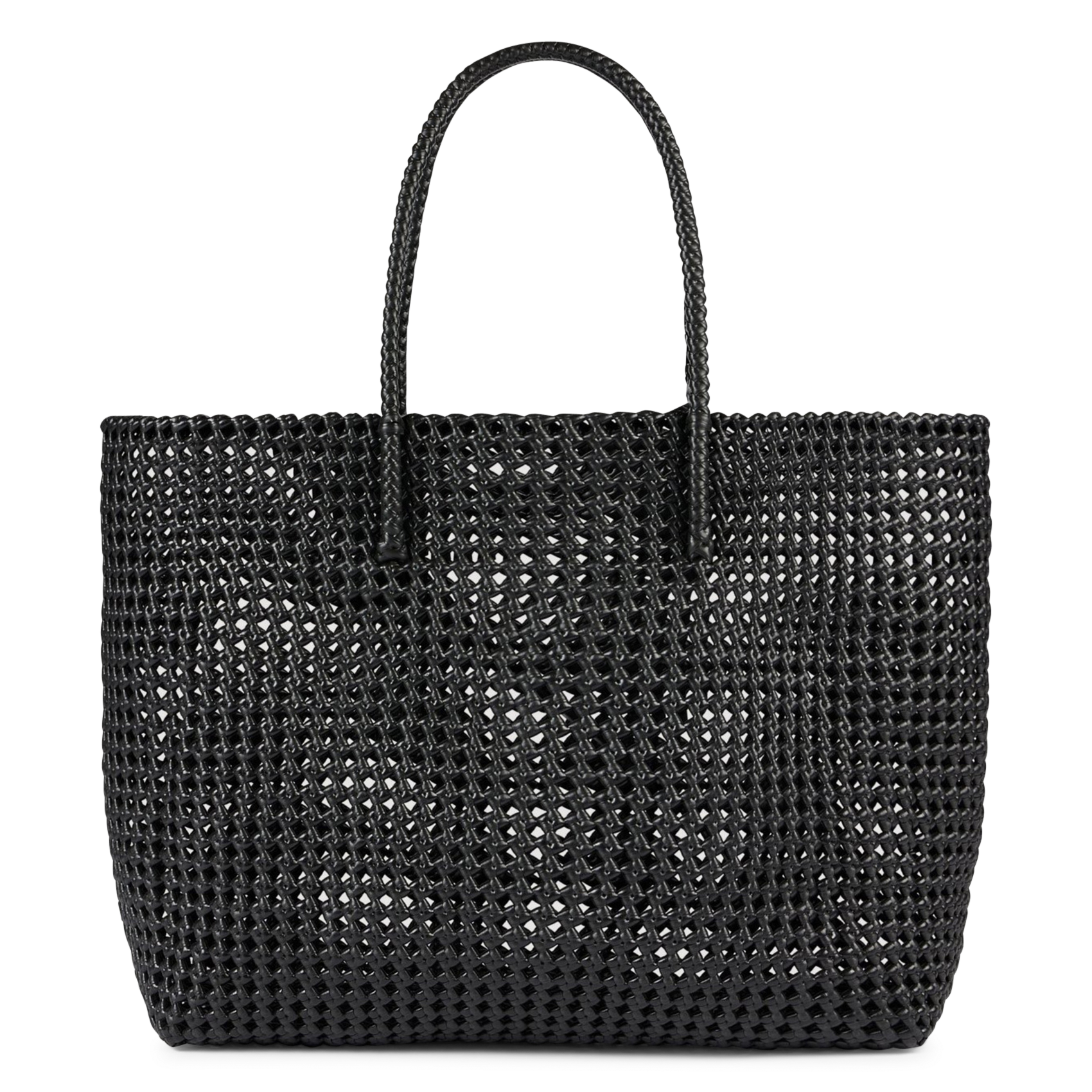 Cabas en tressé SANDRO Noir