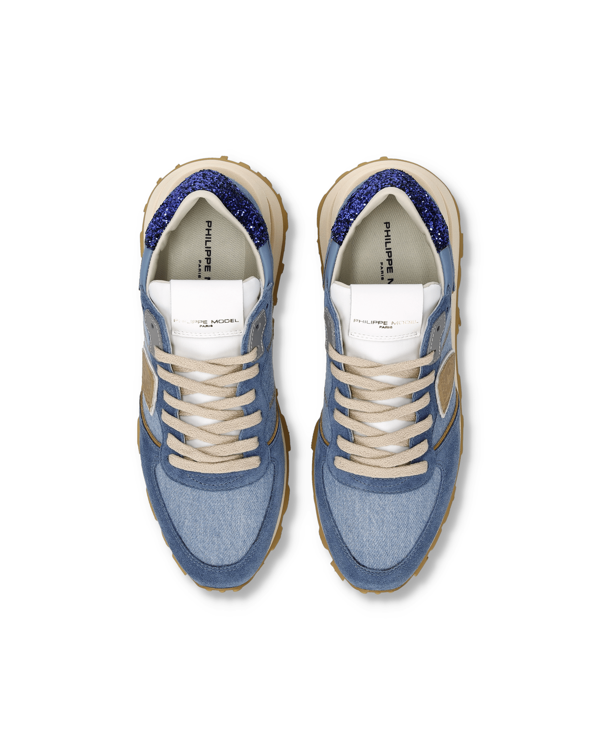 High-top running sneakers PHILIPPE MODEL Blue