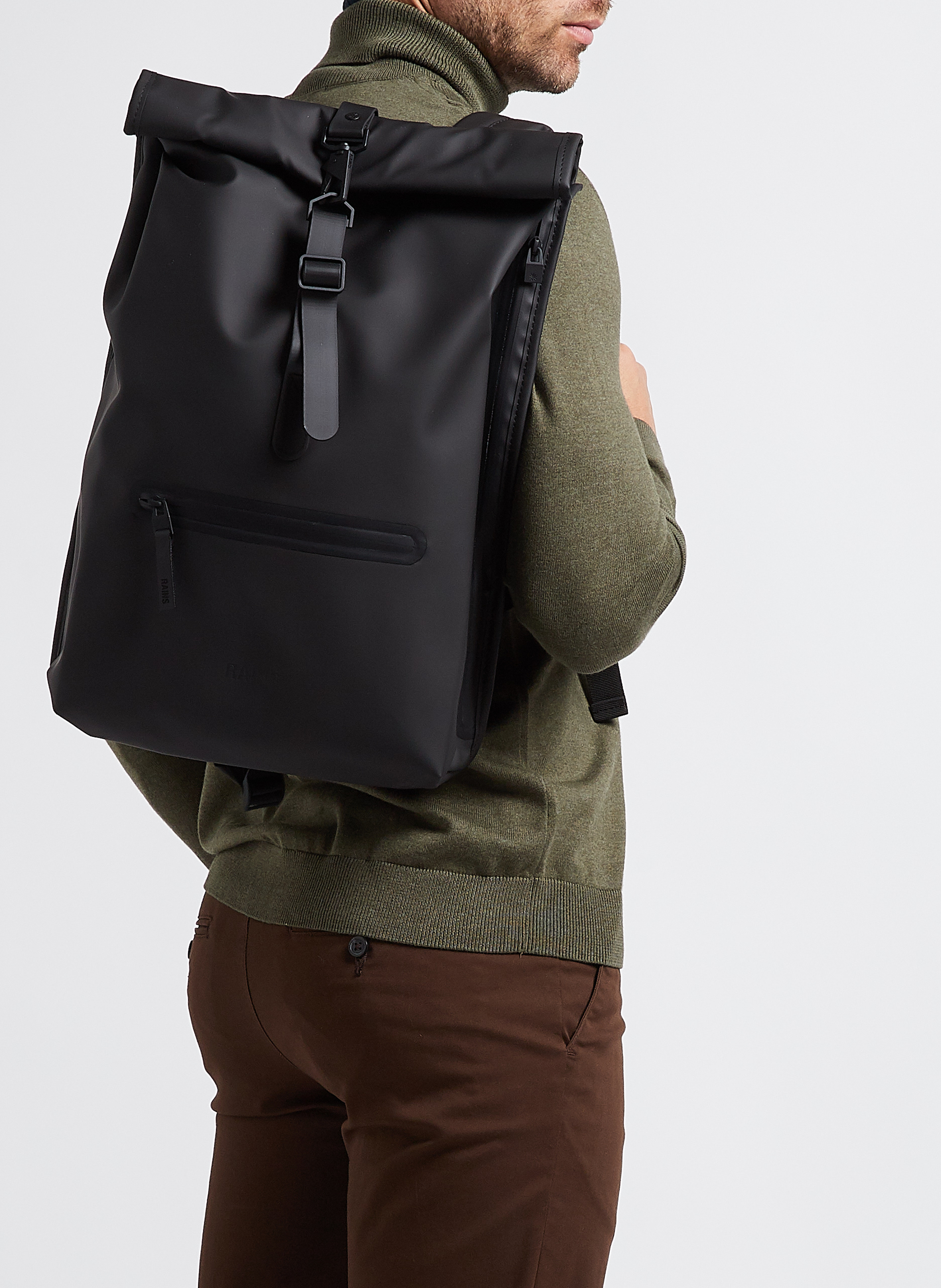 Sac à dos imperméable RAINS Noir