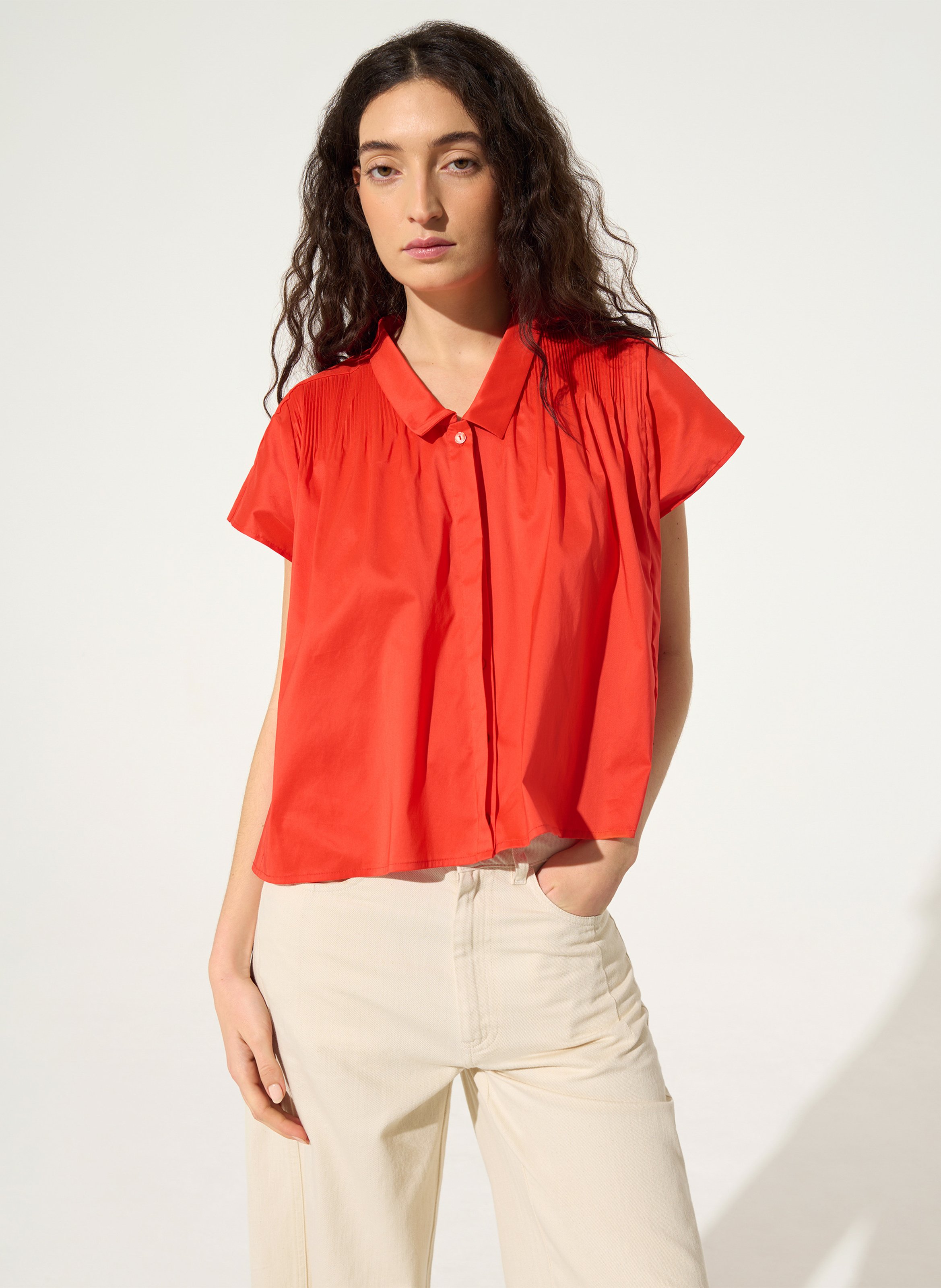 Classic shirt in blended cotton COTELAC