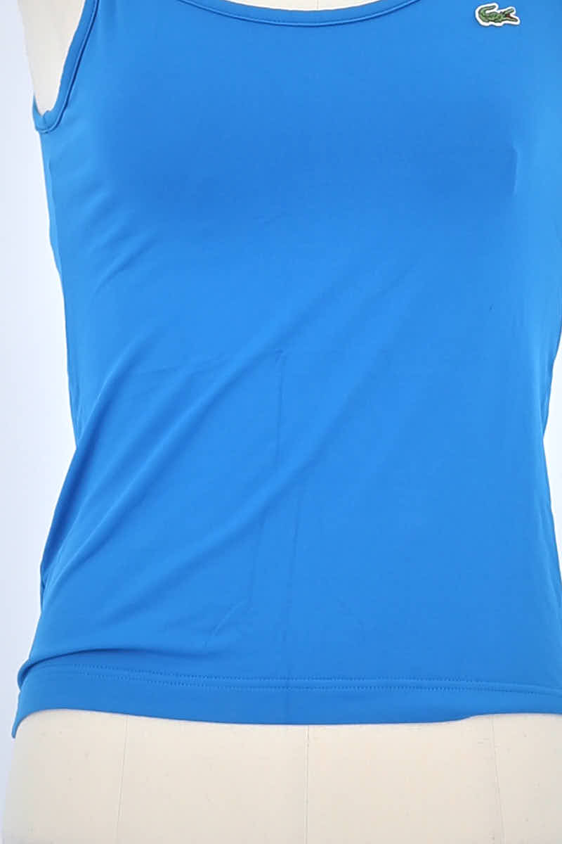 Azawood sleeveless top LACOSTE - SECONDE MAIN Blue