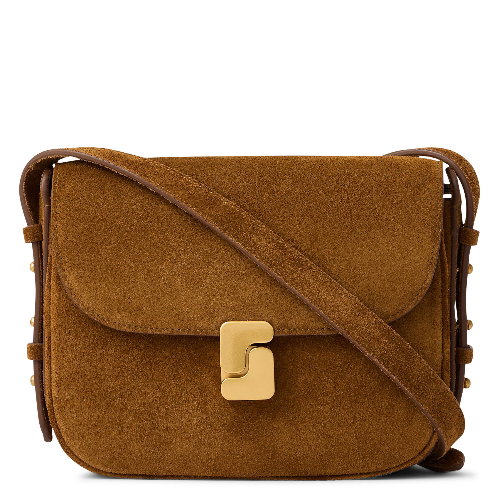 Leren schoudertas SOEUR Bruin