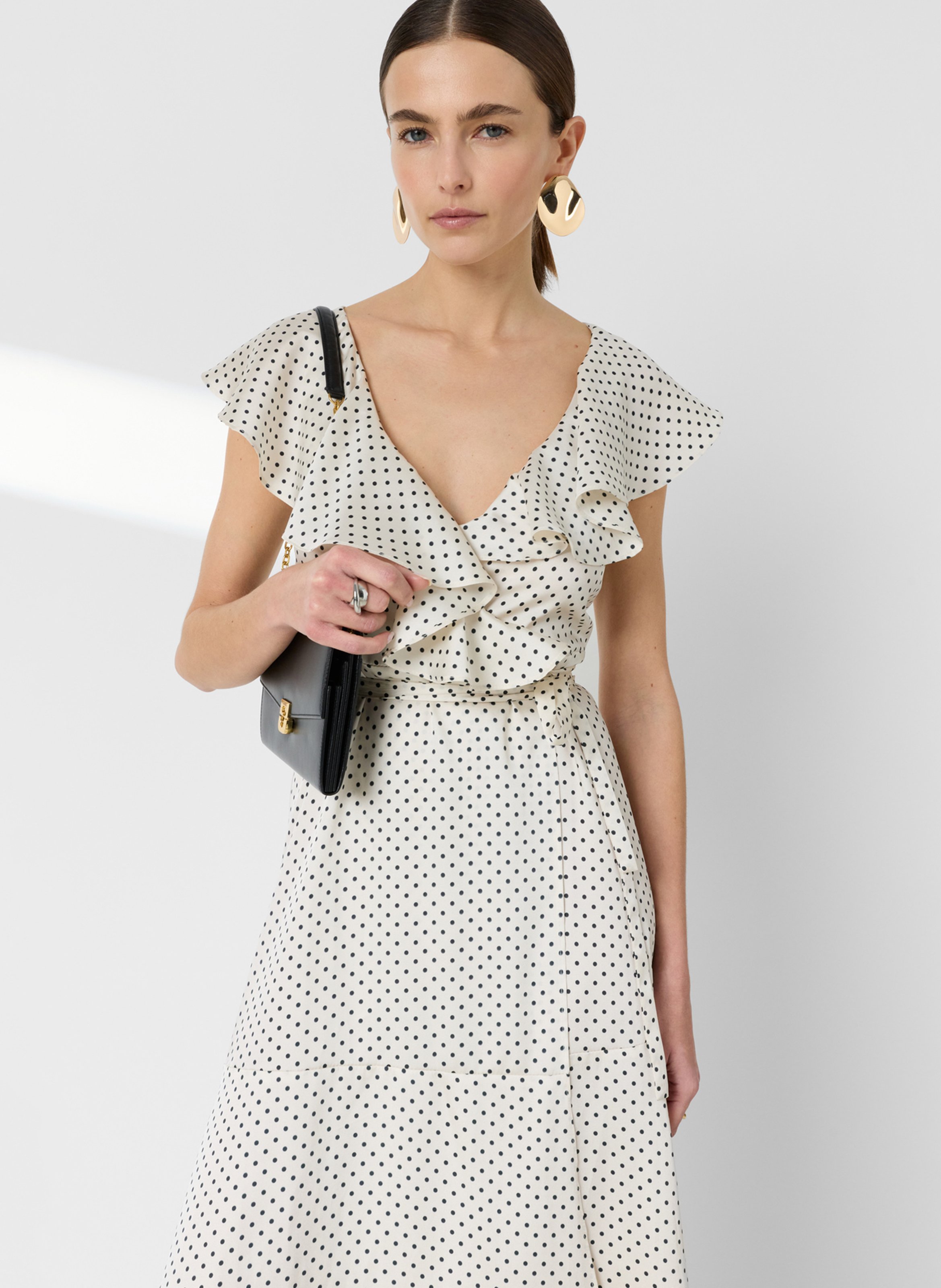 Robe longue imprimée GERARD DAREL Beige