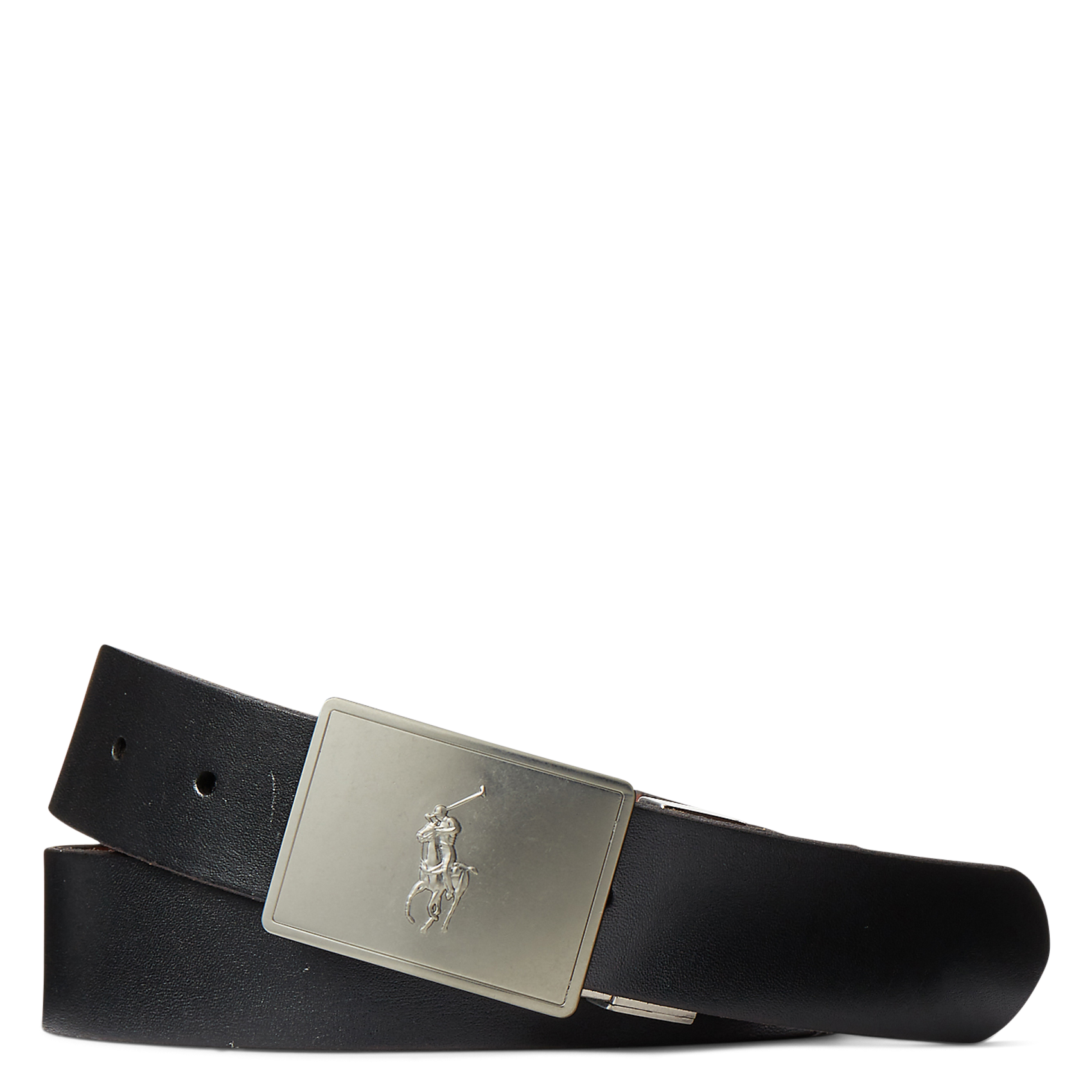 Wendegürtel aus Leder mit zwei Schnallen POLO RALPH LAUREN Schwarz