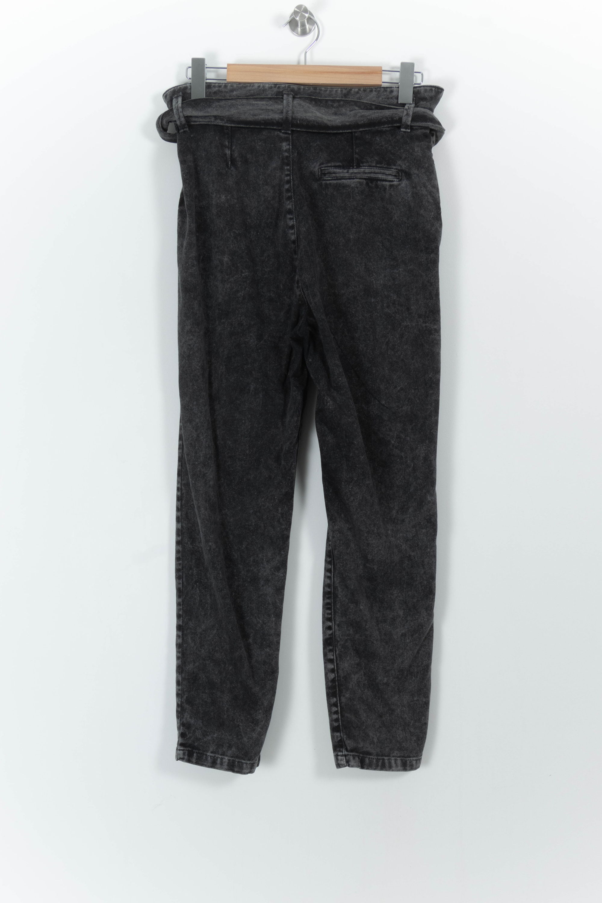 Cropped slim jeans with studs SEZANE - Seconde main Grey