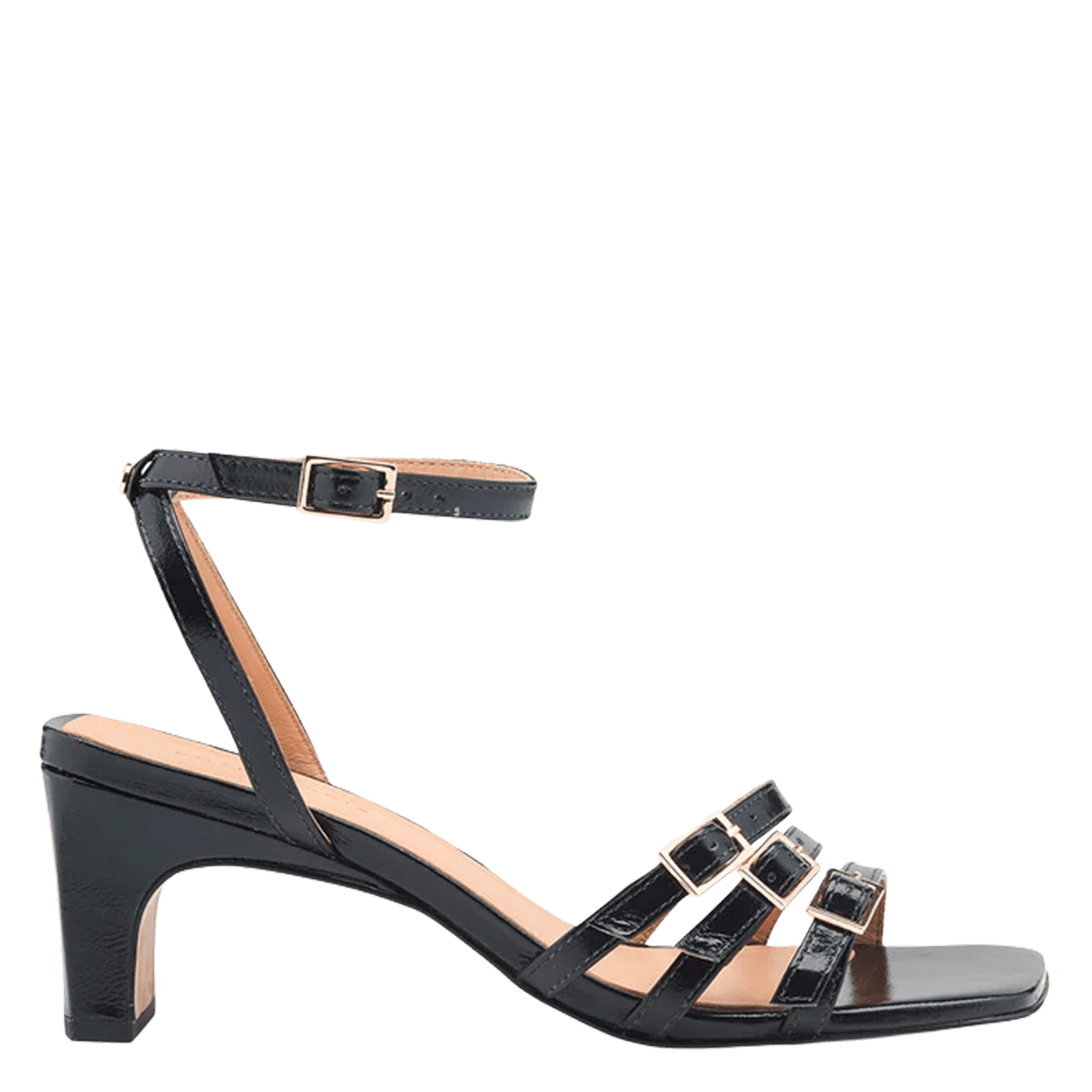 Sandalias altas de ante COSMOPARIS Negro