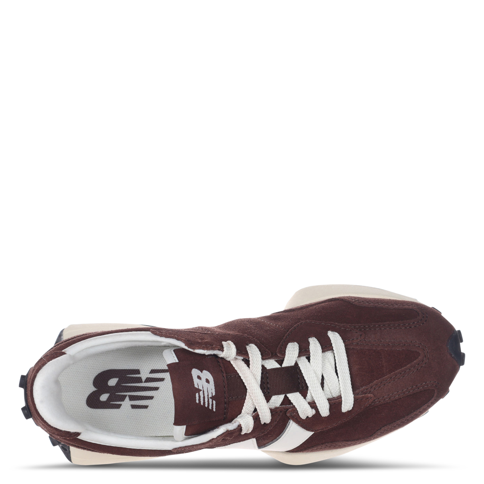 Baskets basses en cuir mélangé NEW BALANCE Marron