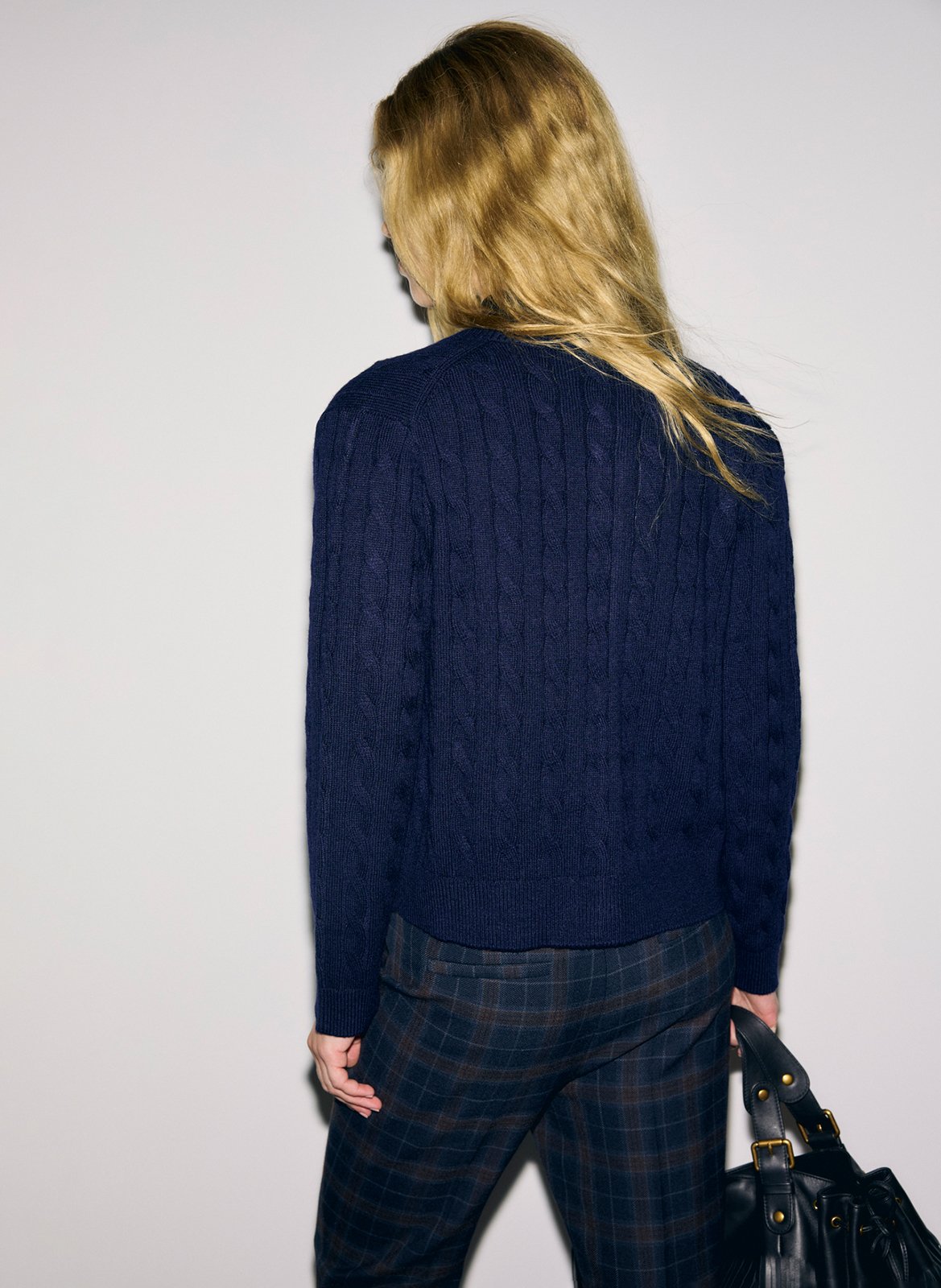 Braided Knit Vest GERARD DAREL Blue