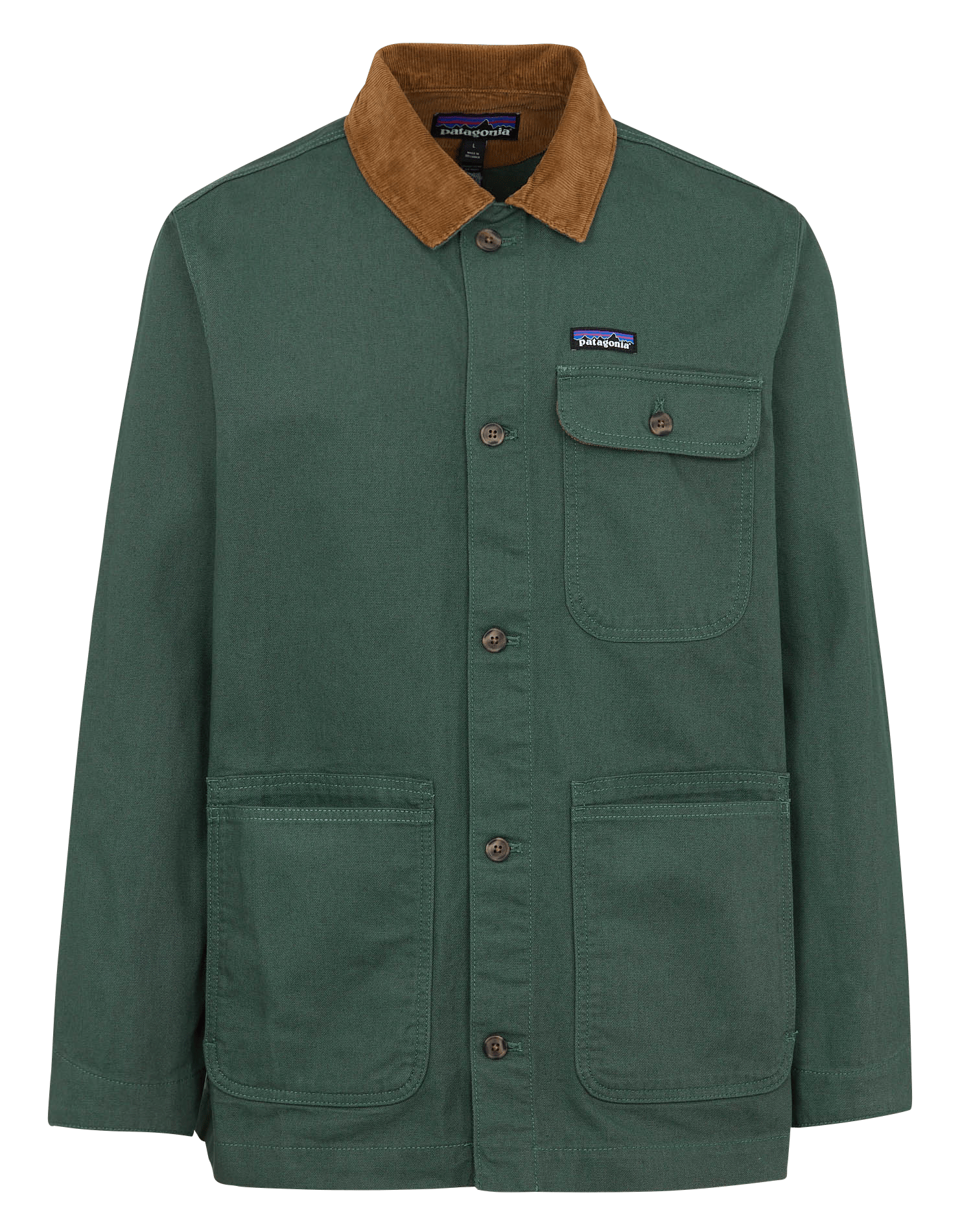 Straight fit classic collar organic cotton jacket PATAGONIA