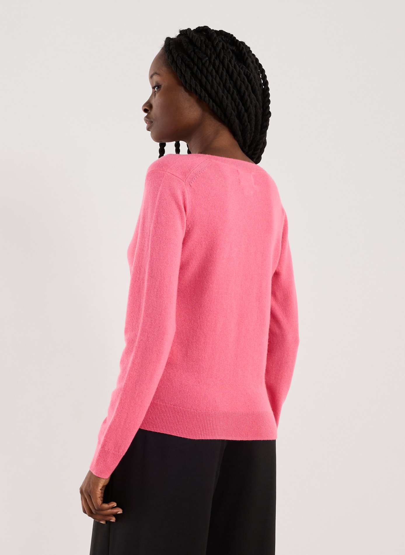 Cashmere sweater AU PRINTEMPS PARIS Pink