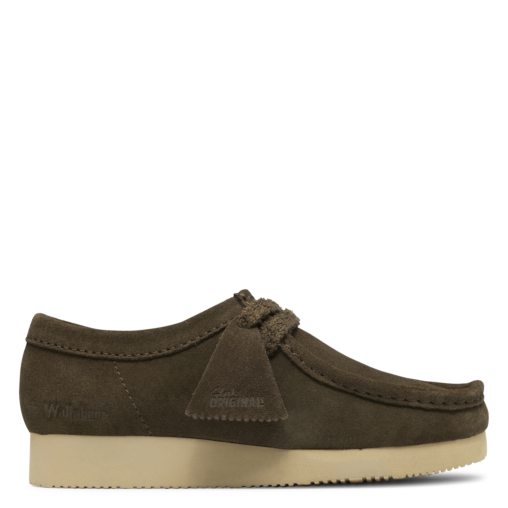 Square-toe suede leather ankle boots CLARKS Green