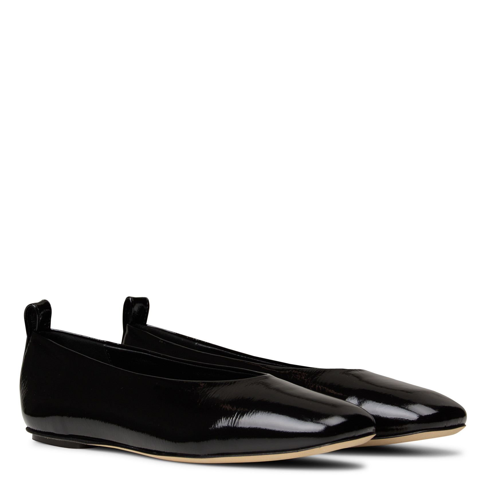 Lakleren ballerina's ODARE Zwart