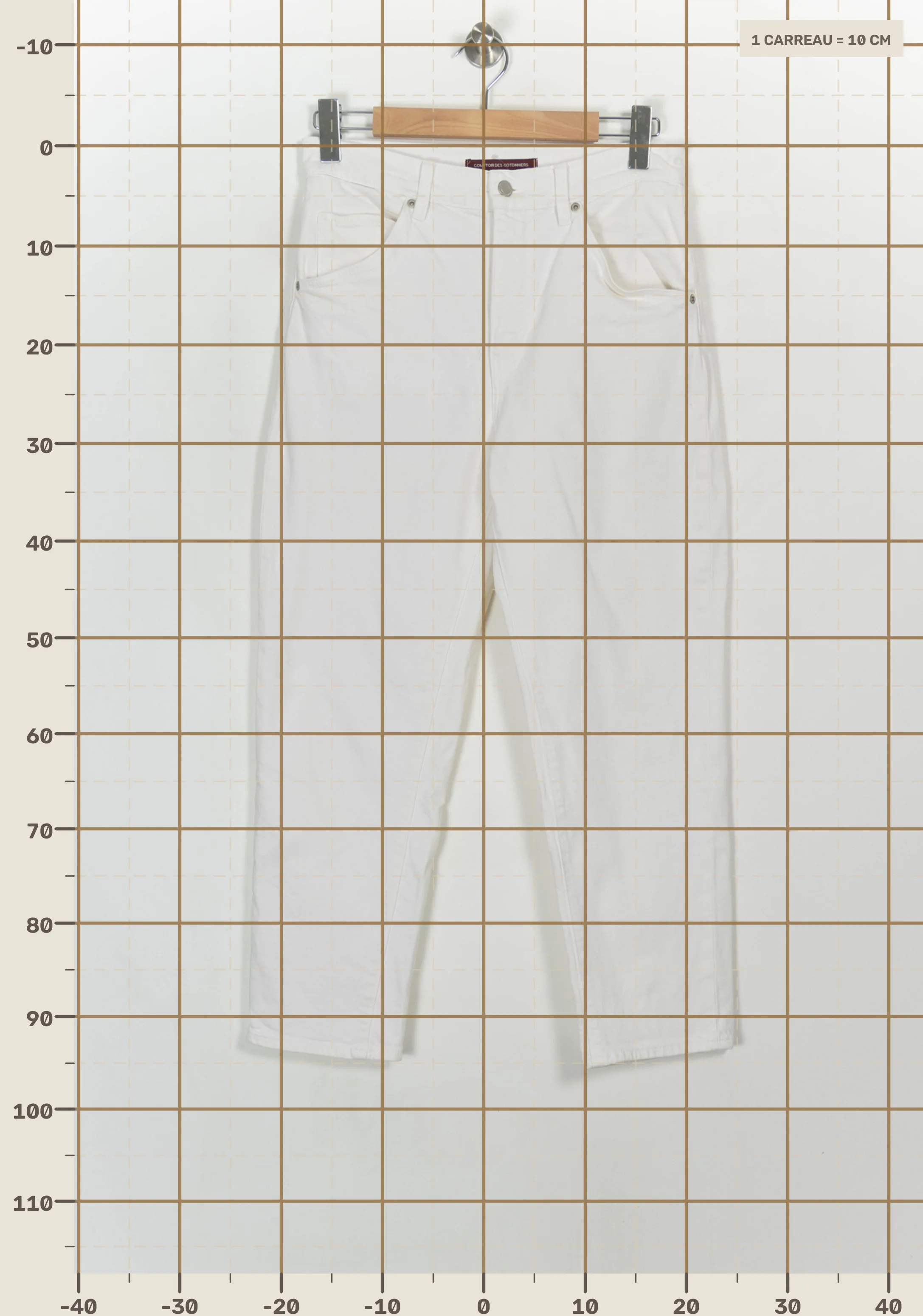 Jeans COMPTOIR DES COTONNIERS - Seconde main White