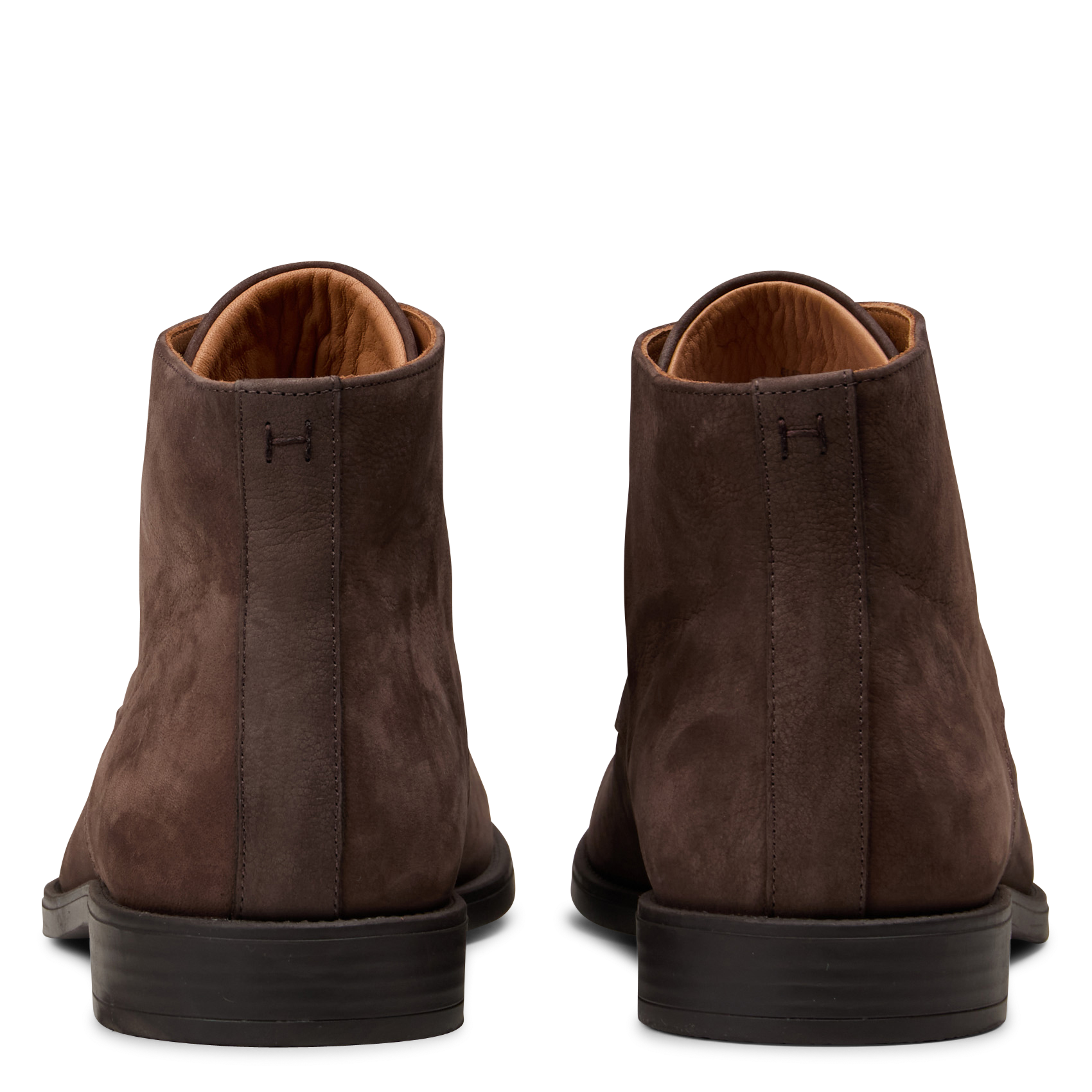 Boots à lacets en cuir HACKETT Marron