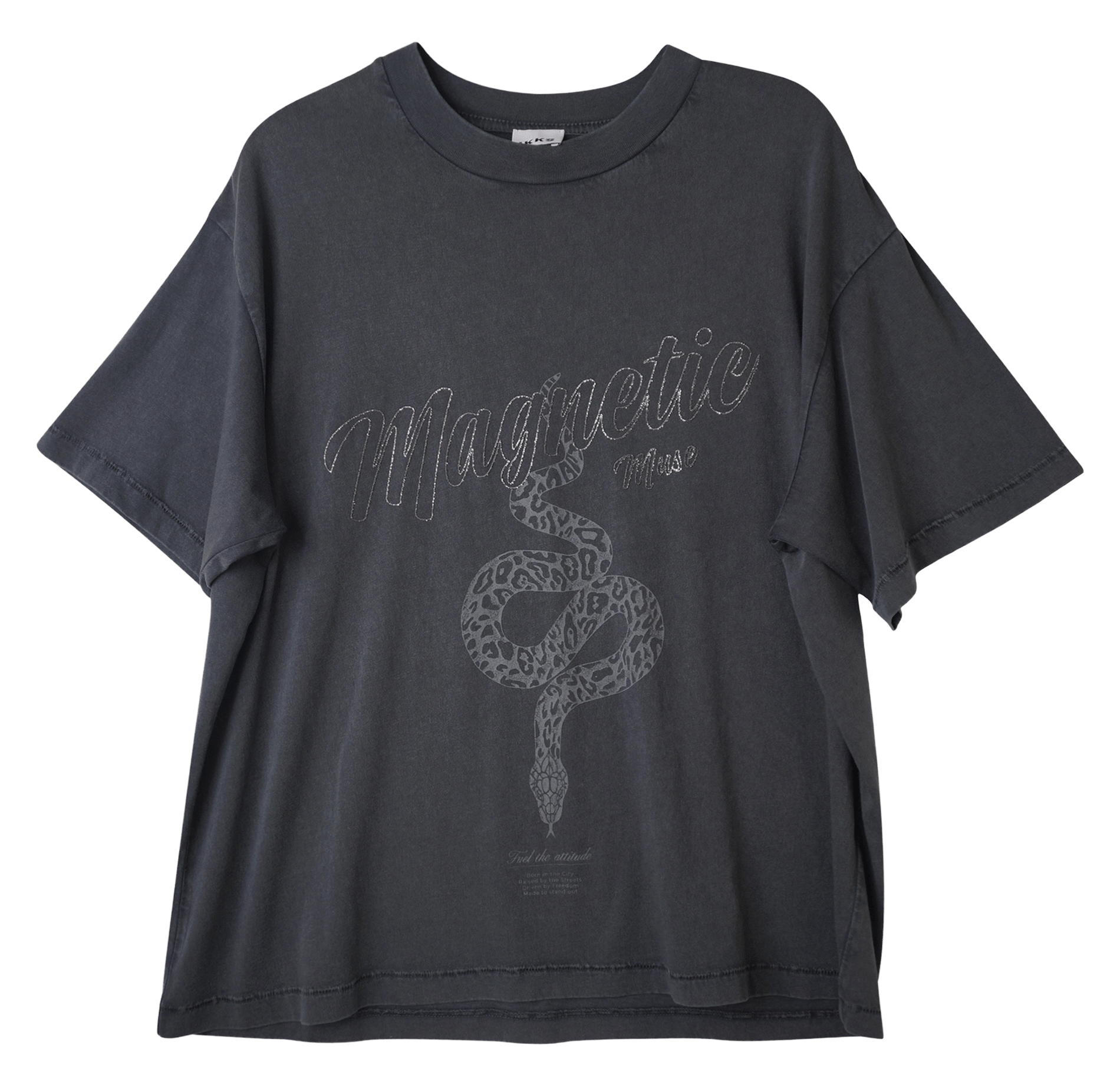 Two-tone T-shirt IKKS Grey
