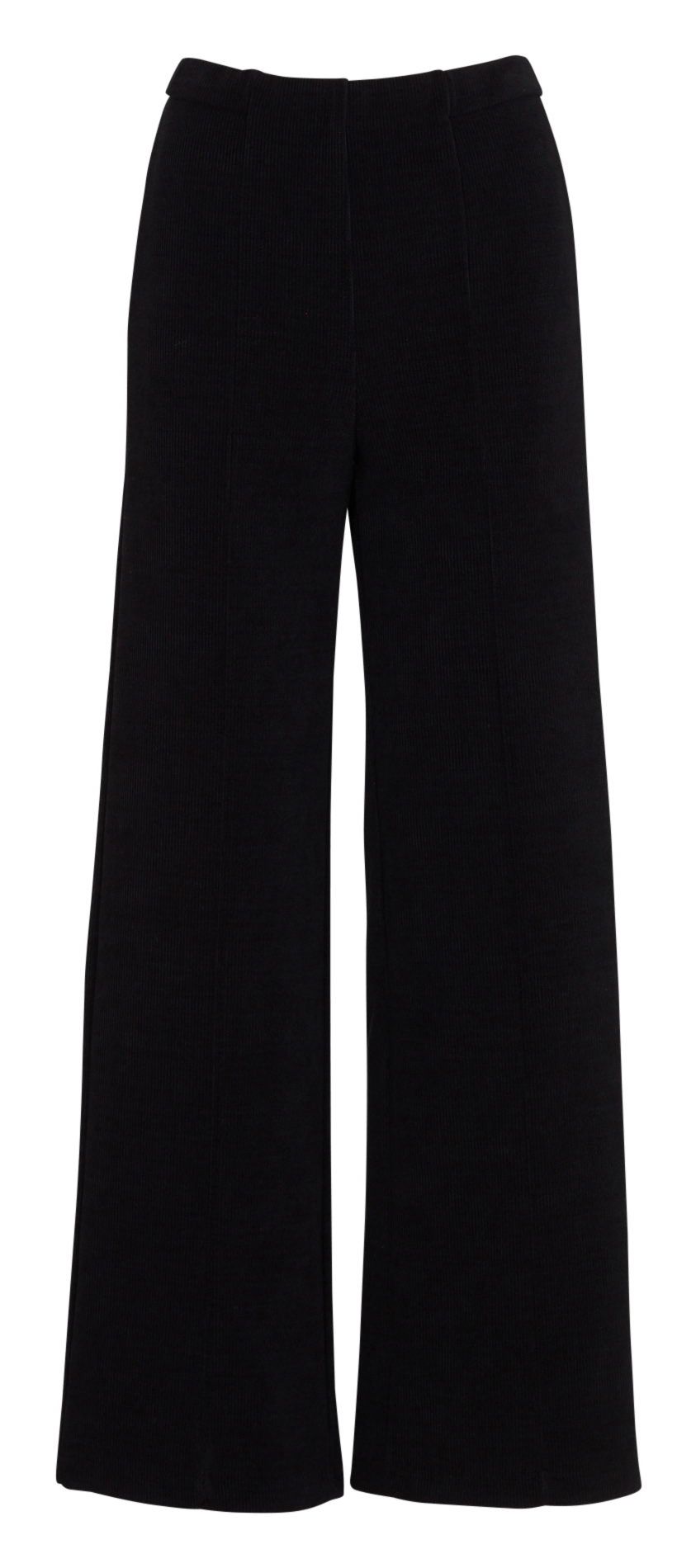 Weite, gerippte Taillenhose LA FEE MARABOUTEE Schwarz
