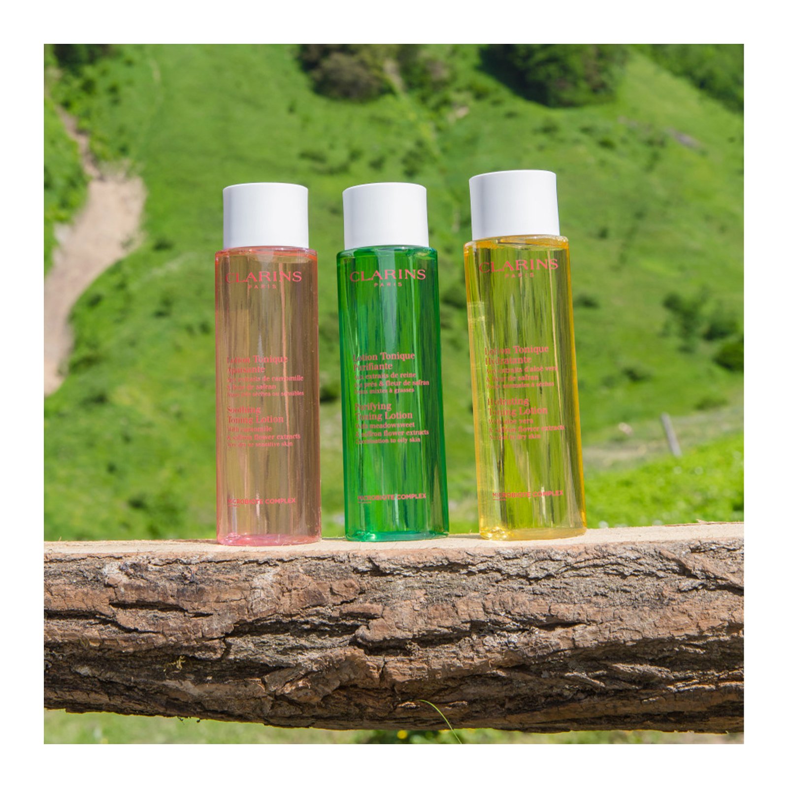 Lotion Tonique Purifiante - Aux extraits de reine des près & fleur de safran CLARINS No color