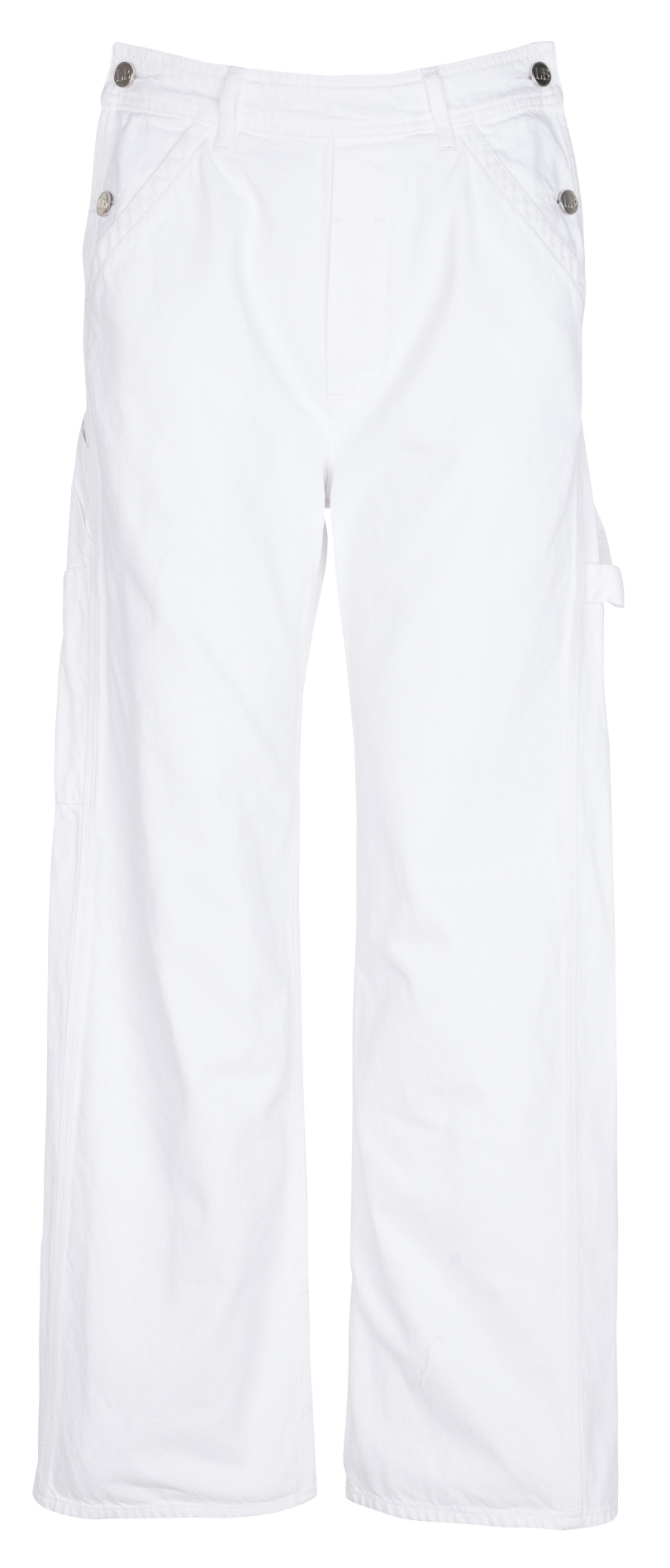 Grote katoenen jeans LAURENCE BRAS Wit