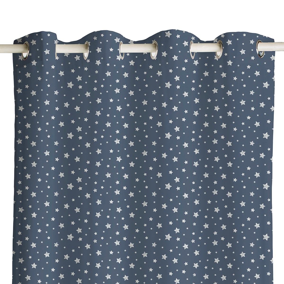 Cotton curtain TODAY LINGE DE MAISON Blue
