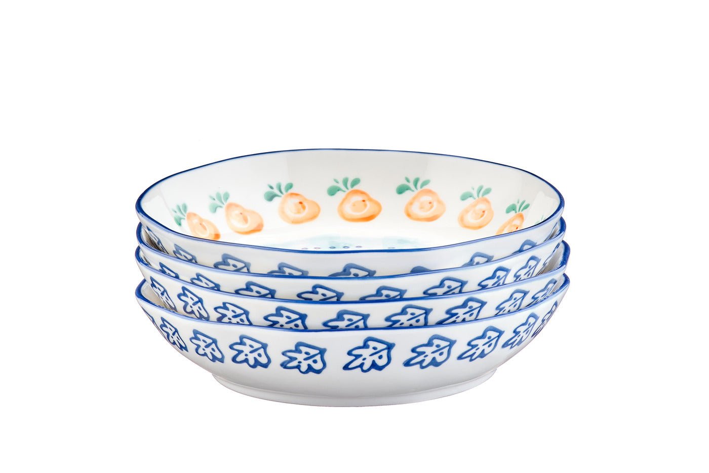 Napoli deep plate ø21.5cm - 4 pieces - citrus BJORN White