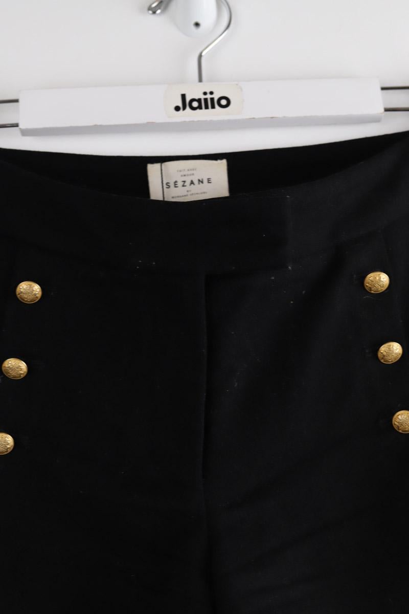 Wool mini shorts SEZANE - Seconde main Black