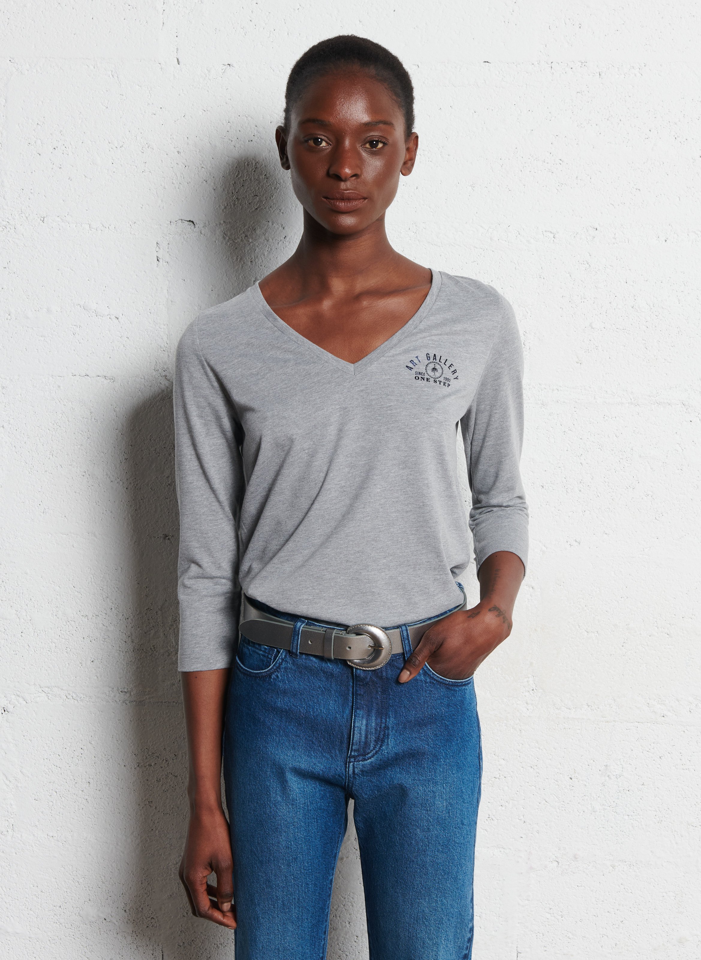 Gestreept T-shirt - Look 1