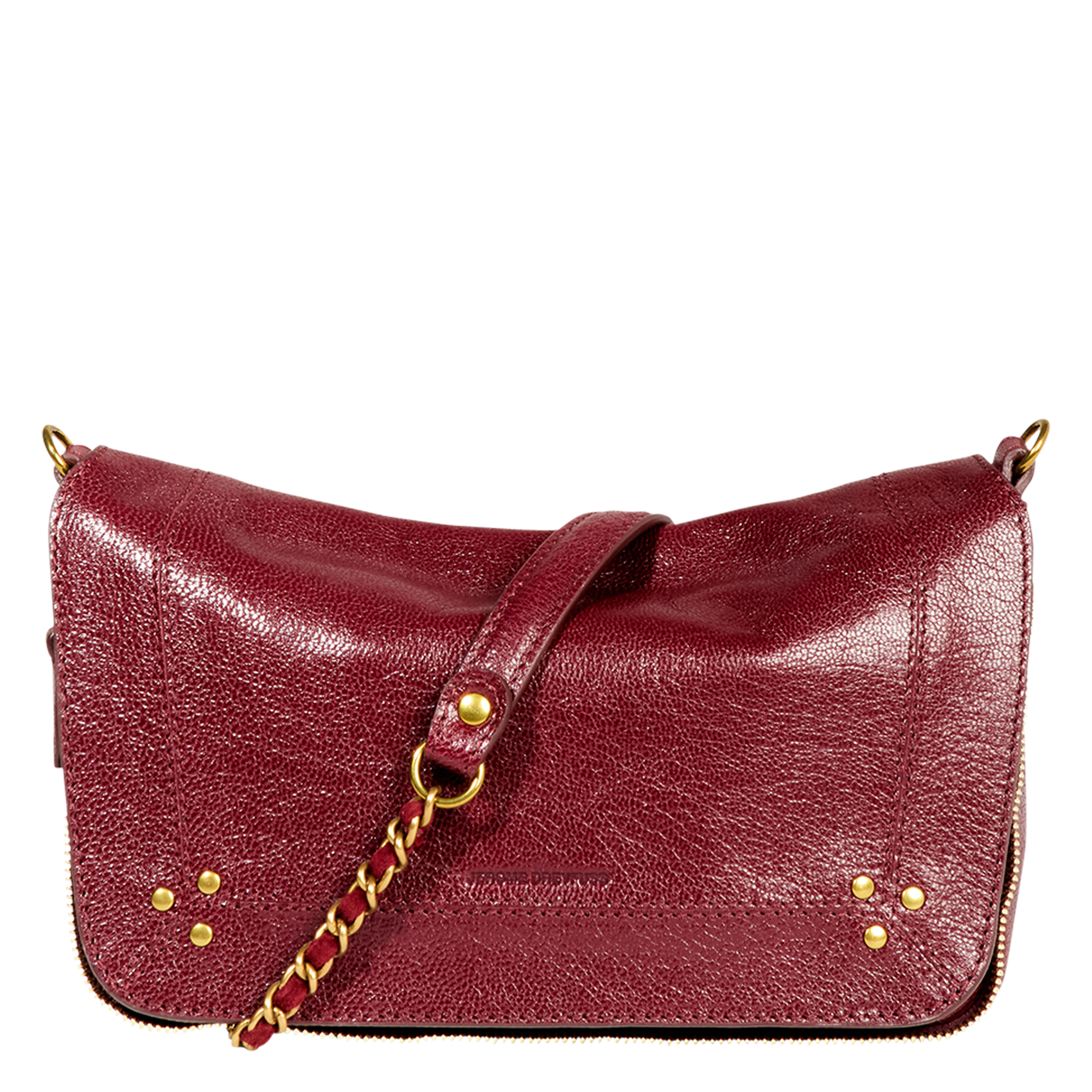 Sac bandoulière en cuir  JEROME DREYFUSS Rouge