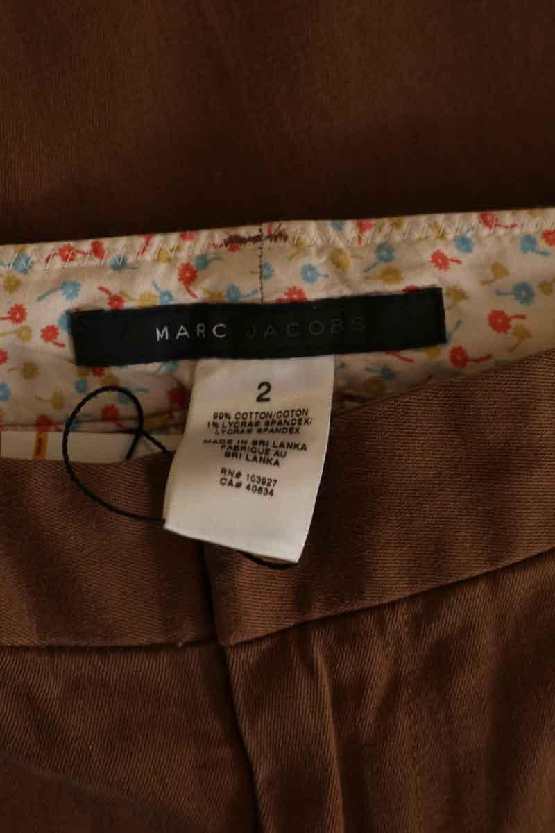 Bootcut cotton pants MARC JACOBS - Seconde Main Brown