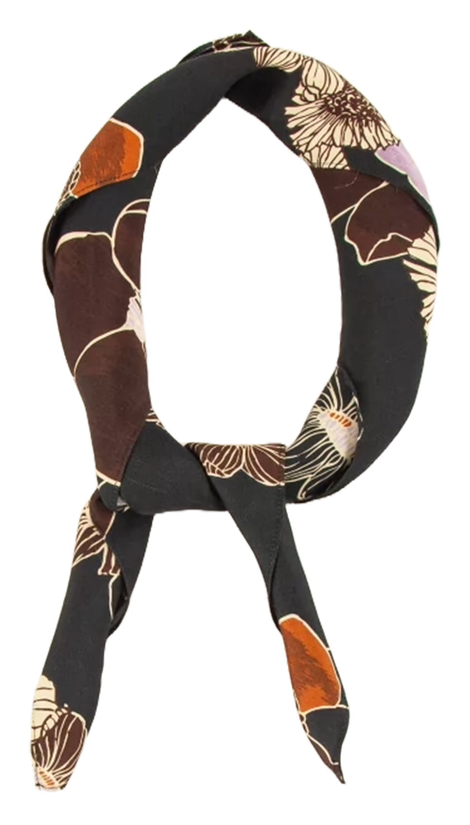 Foulard carré à imprimé exclusif en crêpe SESSUN