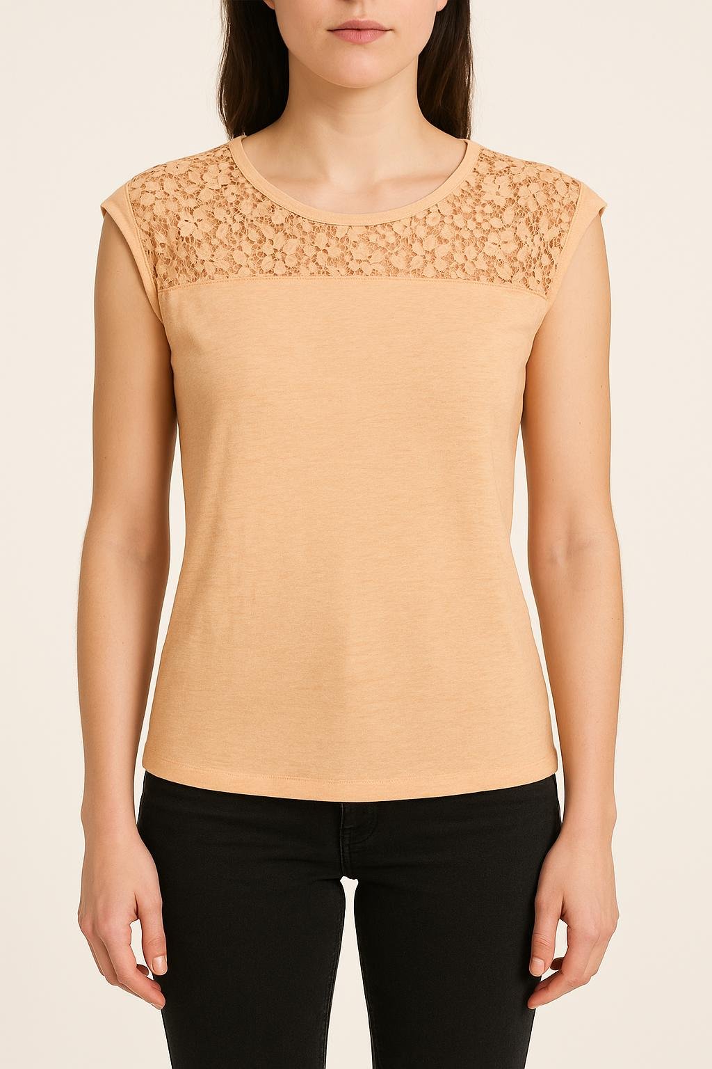 Tommy Badge T-shirt COMPTOIR DES COTONNIERS - Seconde main Pink