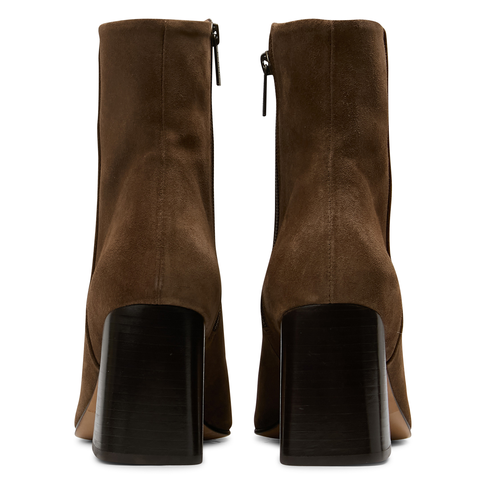 Bottines en cuir velours BOBBIES Marron