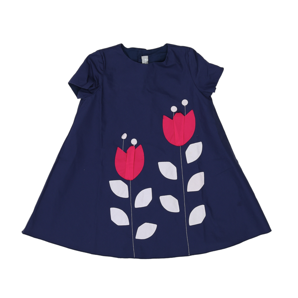Blue Baby Dress - 24 months IL GUFO - Seconde main Blue