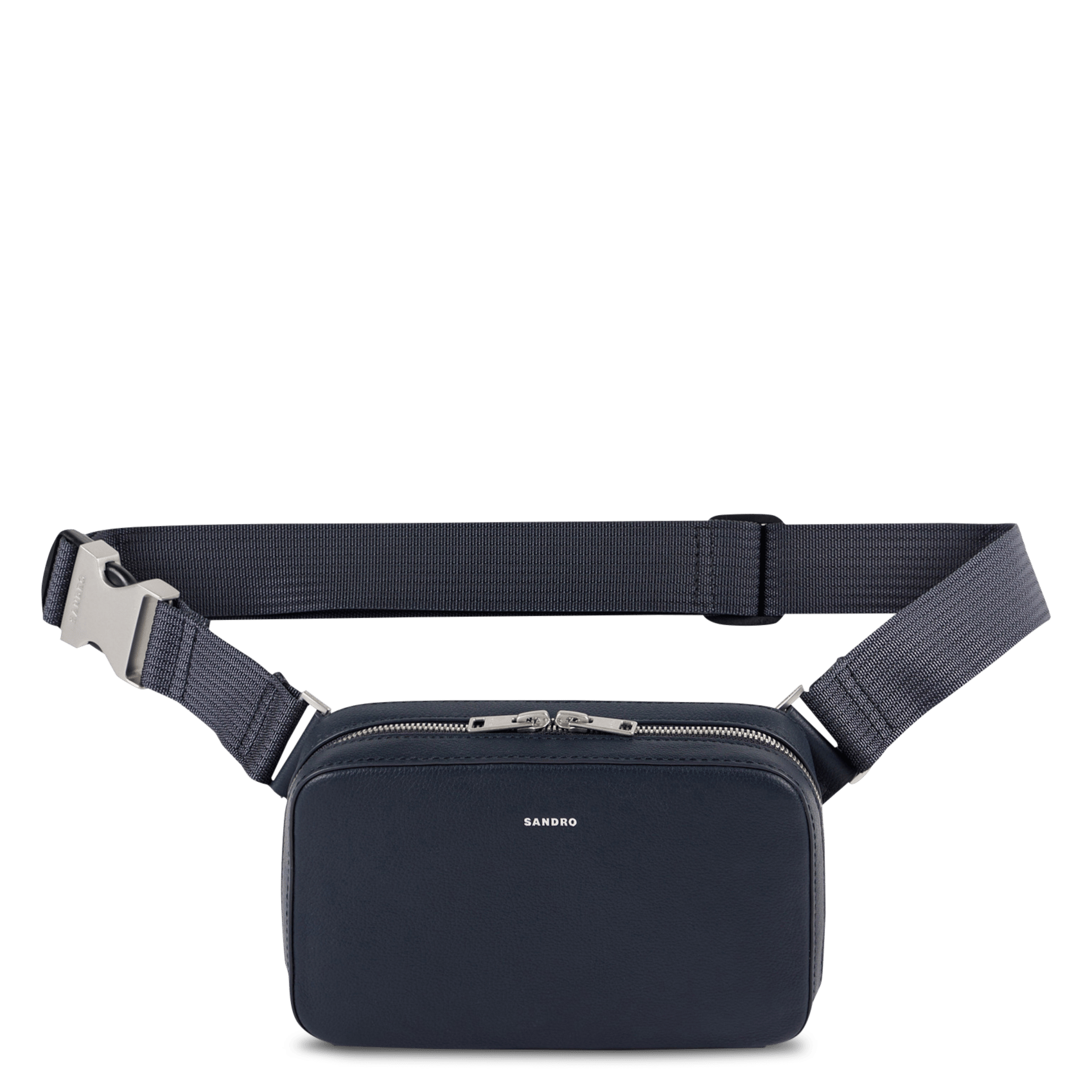 Leren heuptasje SANDRO Blauw