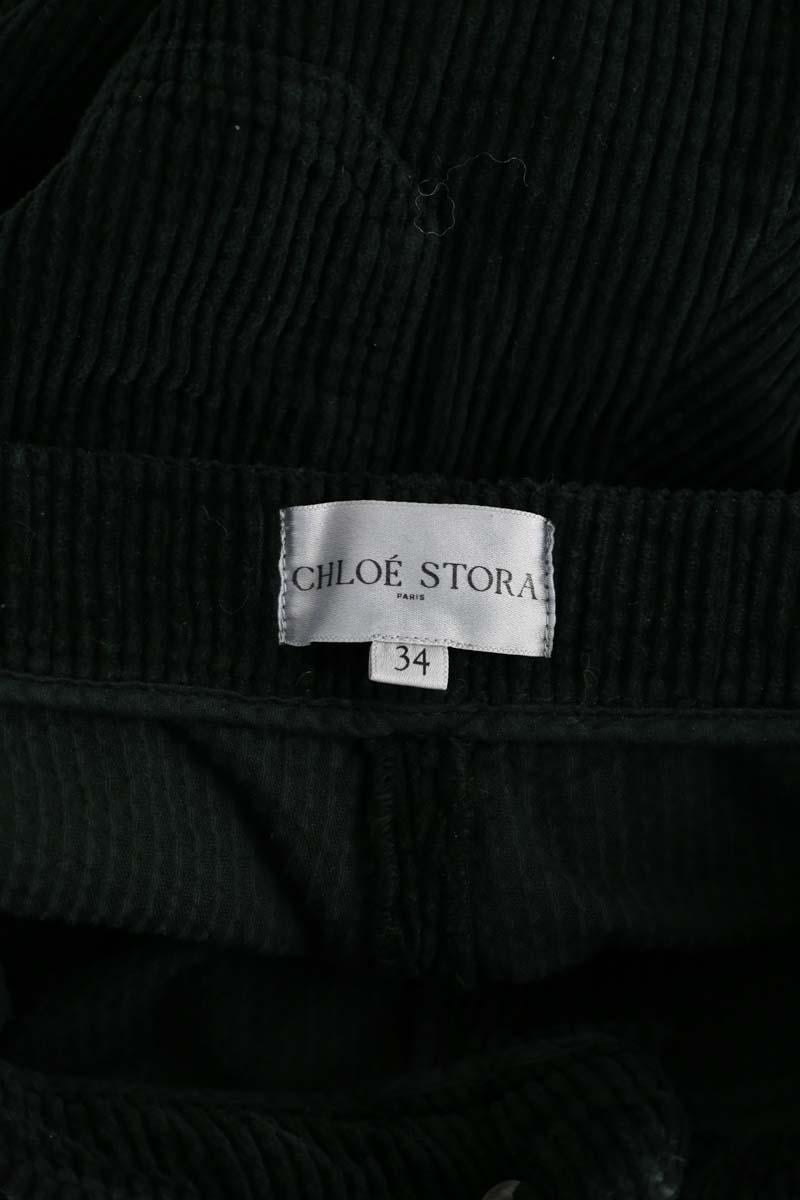 Wide trousers CHLOE STORA - SECONDE MAIN Green