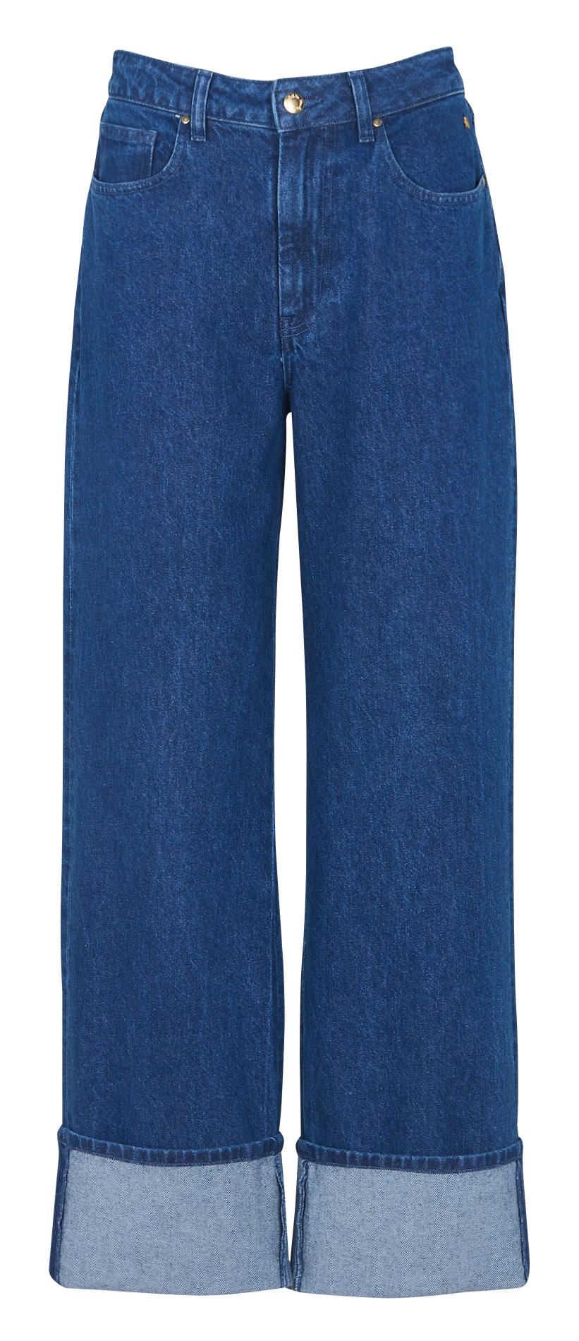 Csally - Gerade geschnittene Baumwollhose DES PETITS HAUTS Blau