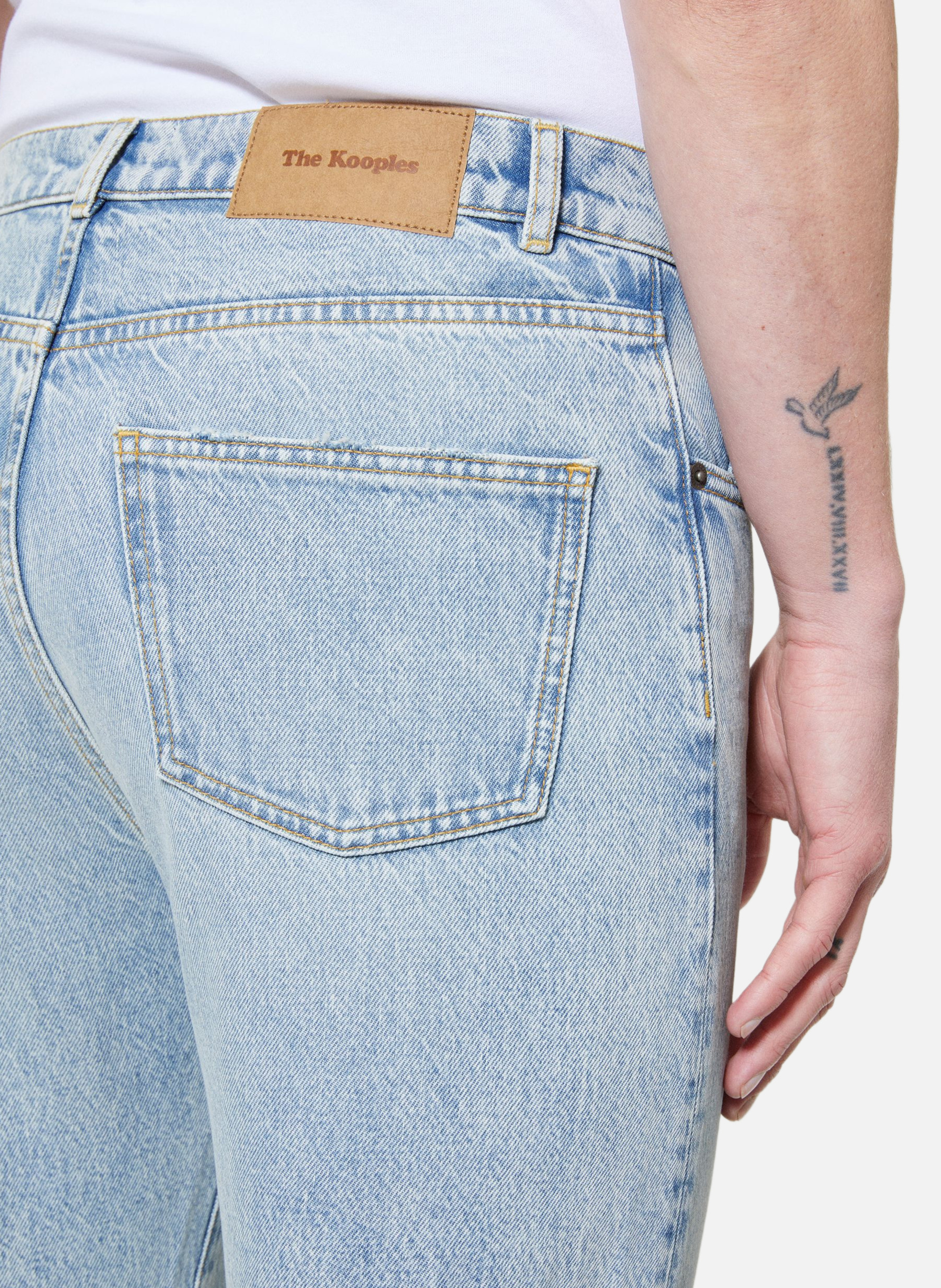 Jean droit délavé THE KOOPLES Blue