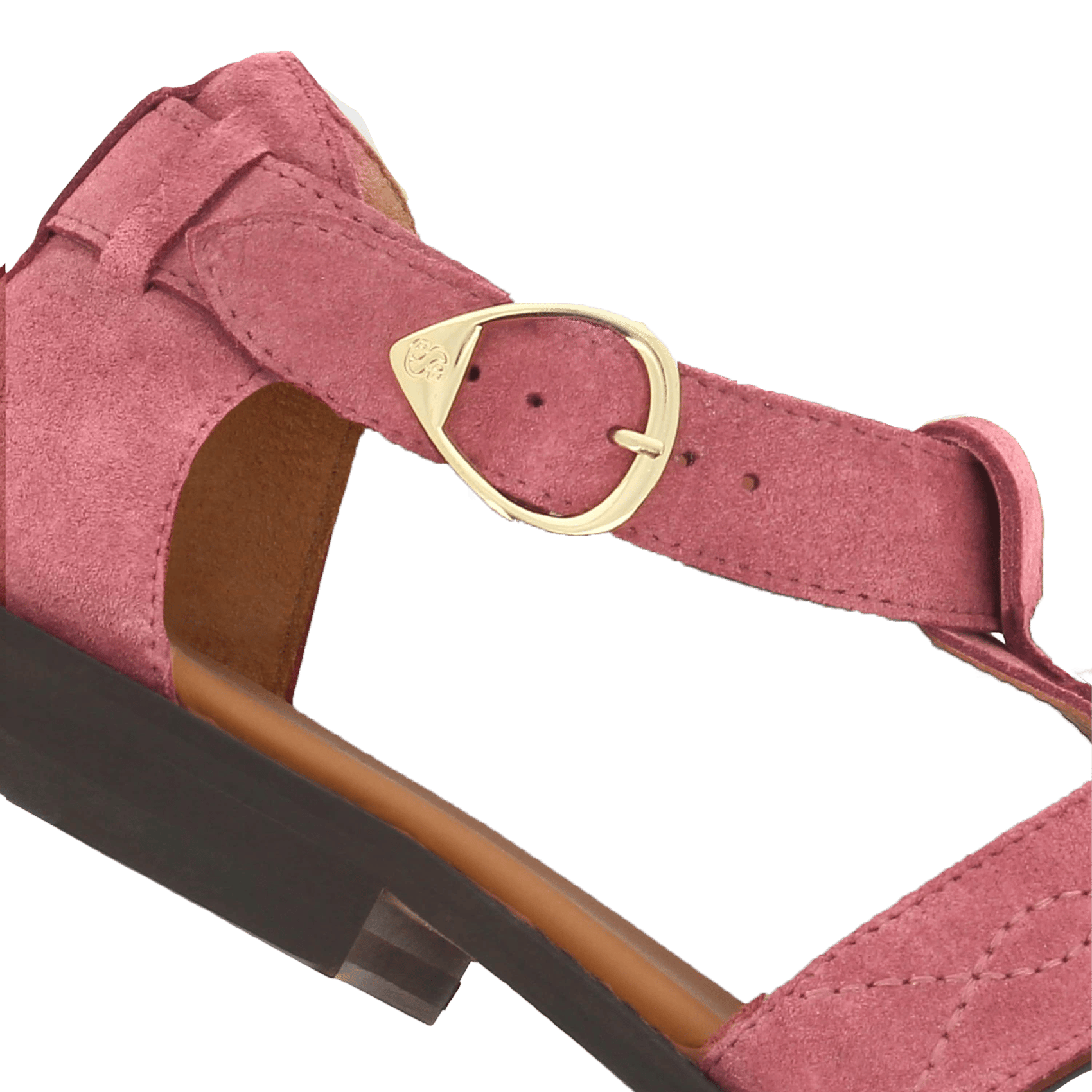 Velvet leather jellyfish Pink