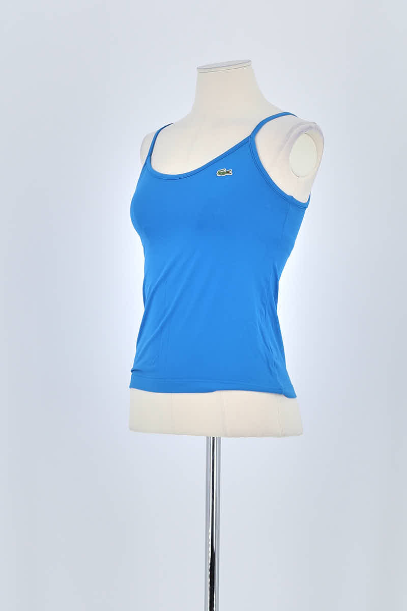 Azawood sleeveless top LACOSTE - SECONDE MAIN Blue