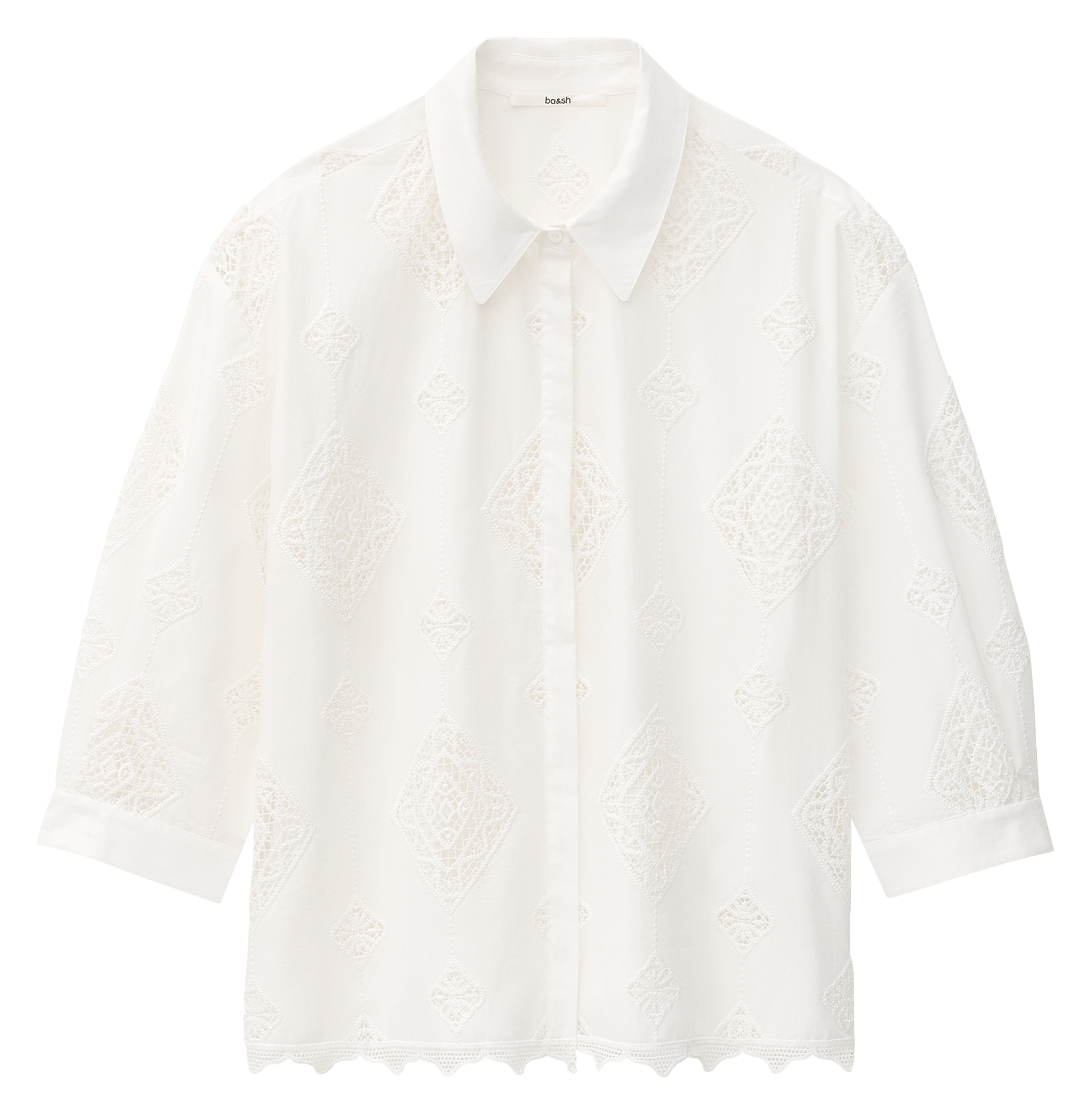 Chemise en coton mélangé  BA&SH Beige