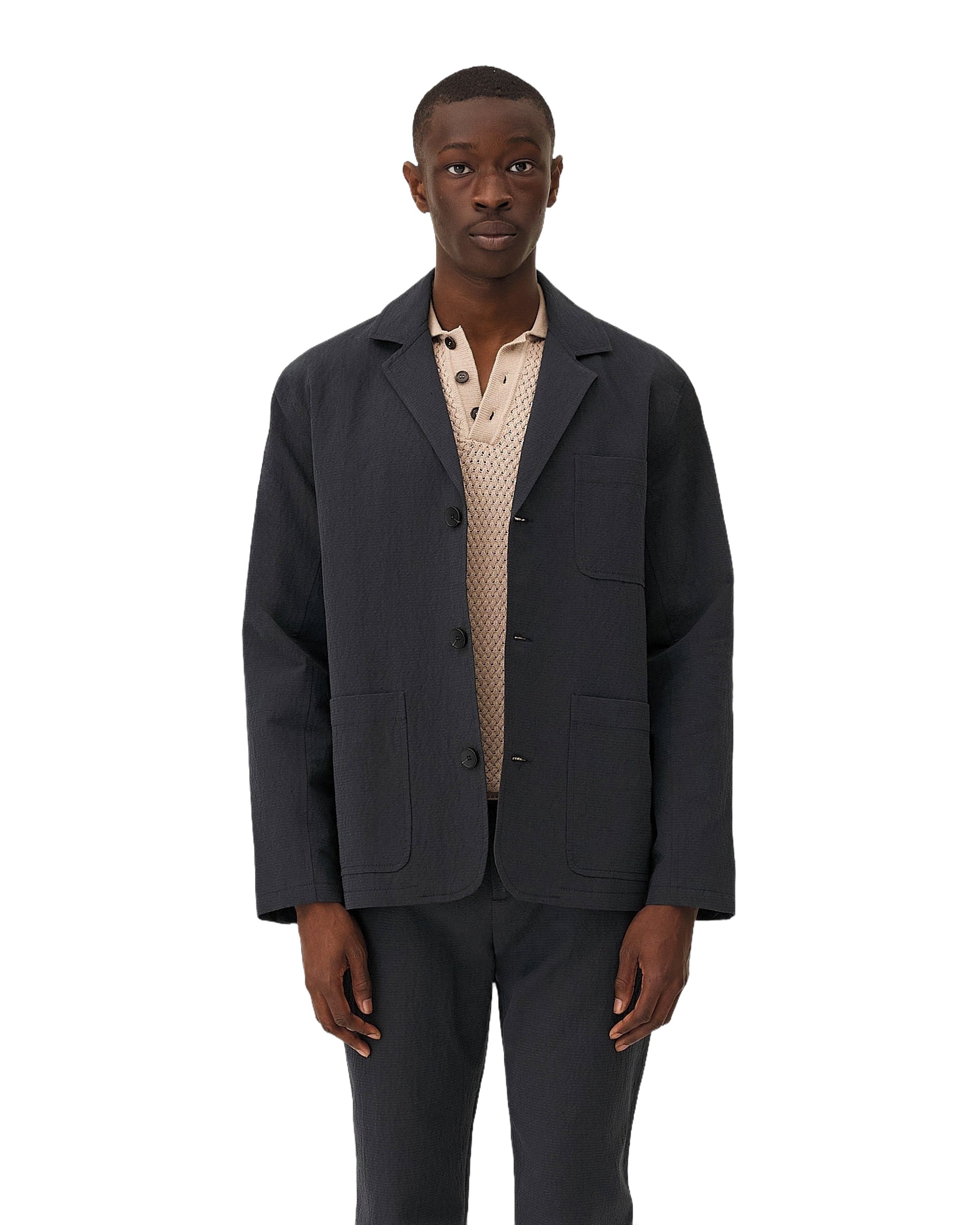 Casual blazer nairo dark blue Noyoco Blue