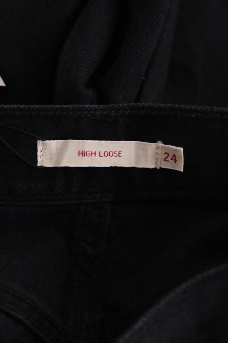 Straight cotton-blend pants LEVI'S - Seconde main Black