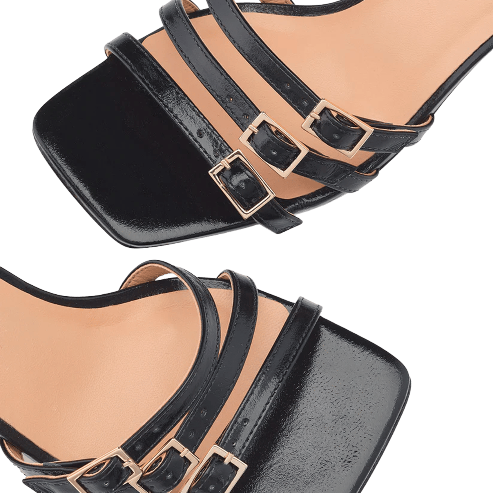 Sandalias altas de ante COSMOPARIS Negro