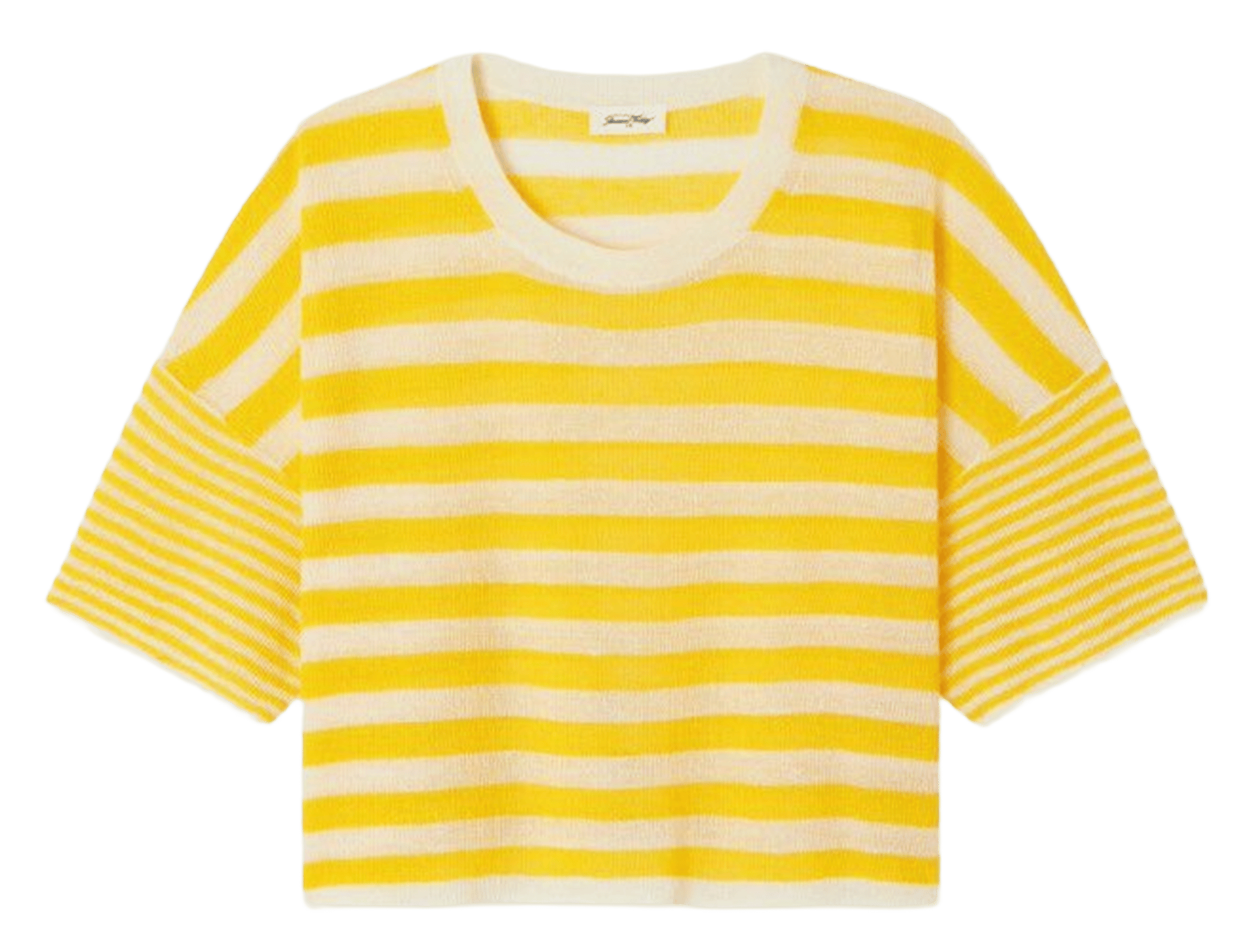 Weites gestreiftes Leinenmischpullover AMERICAN VINTAGE