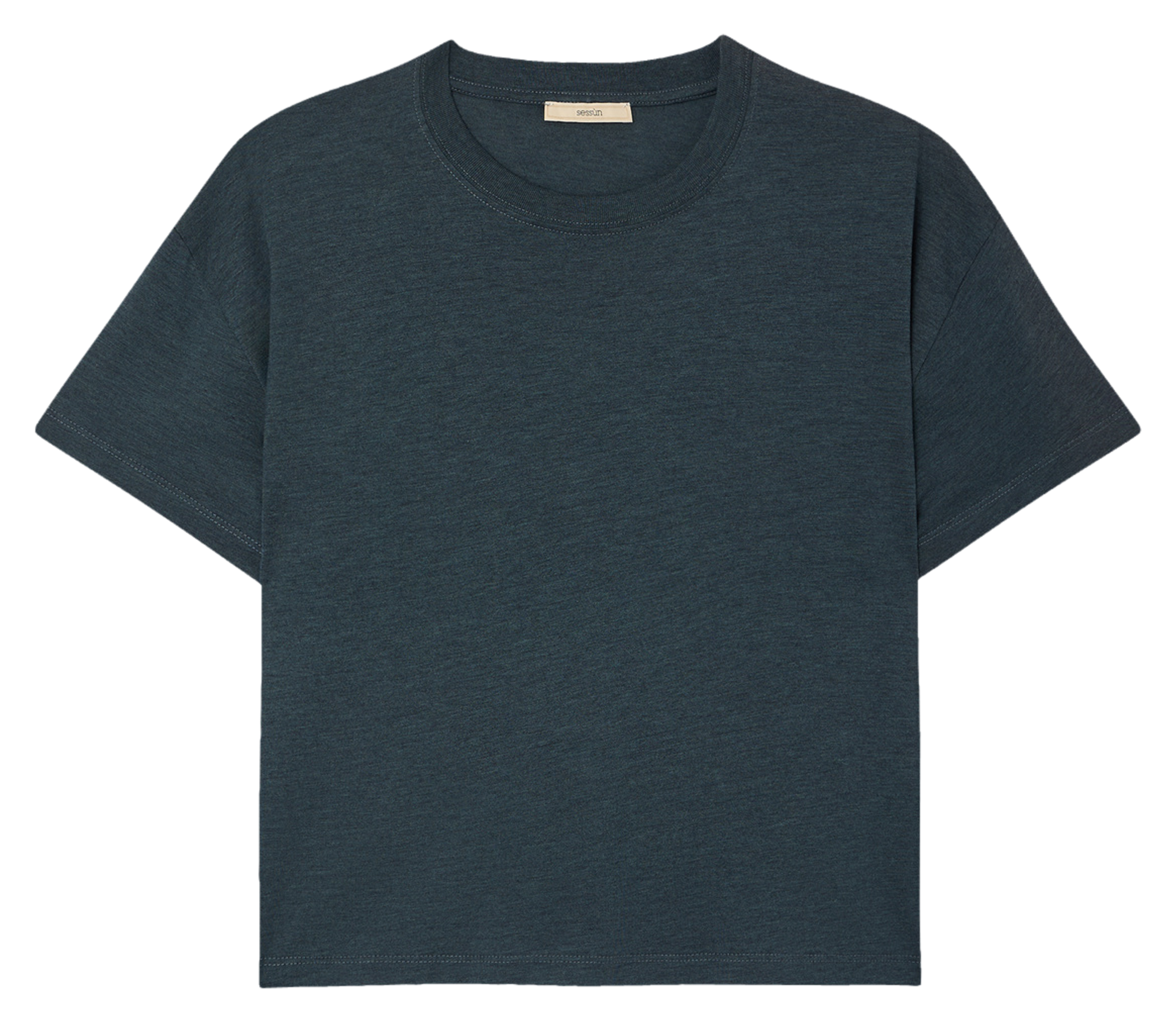 Round-neck oversized T-shirt SESSUN Blue