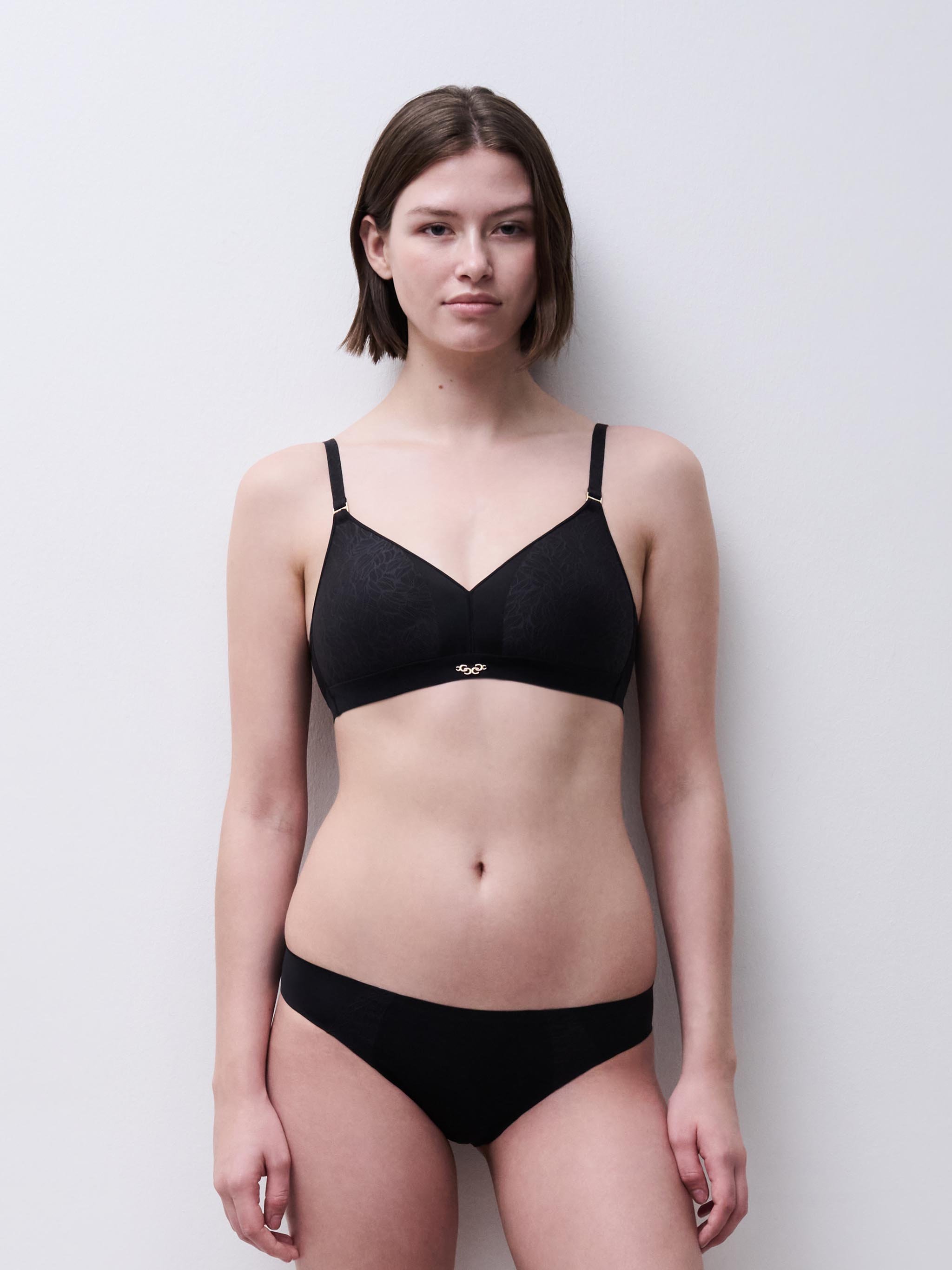Soutien-gorge spacer sans armature spacer maintien en dentelle CHANTELLE Noir