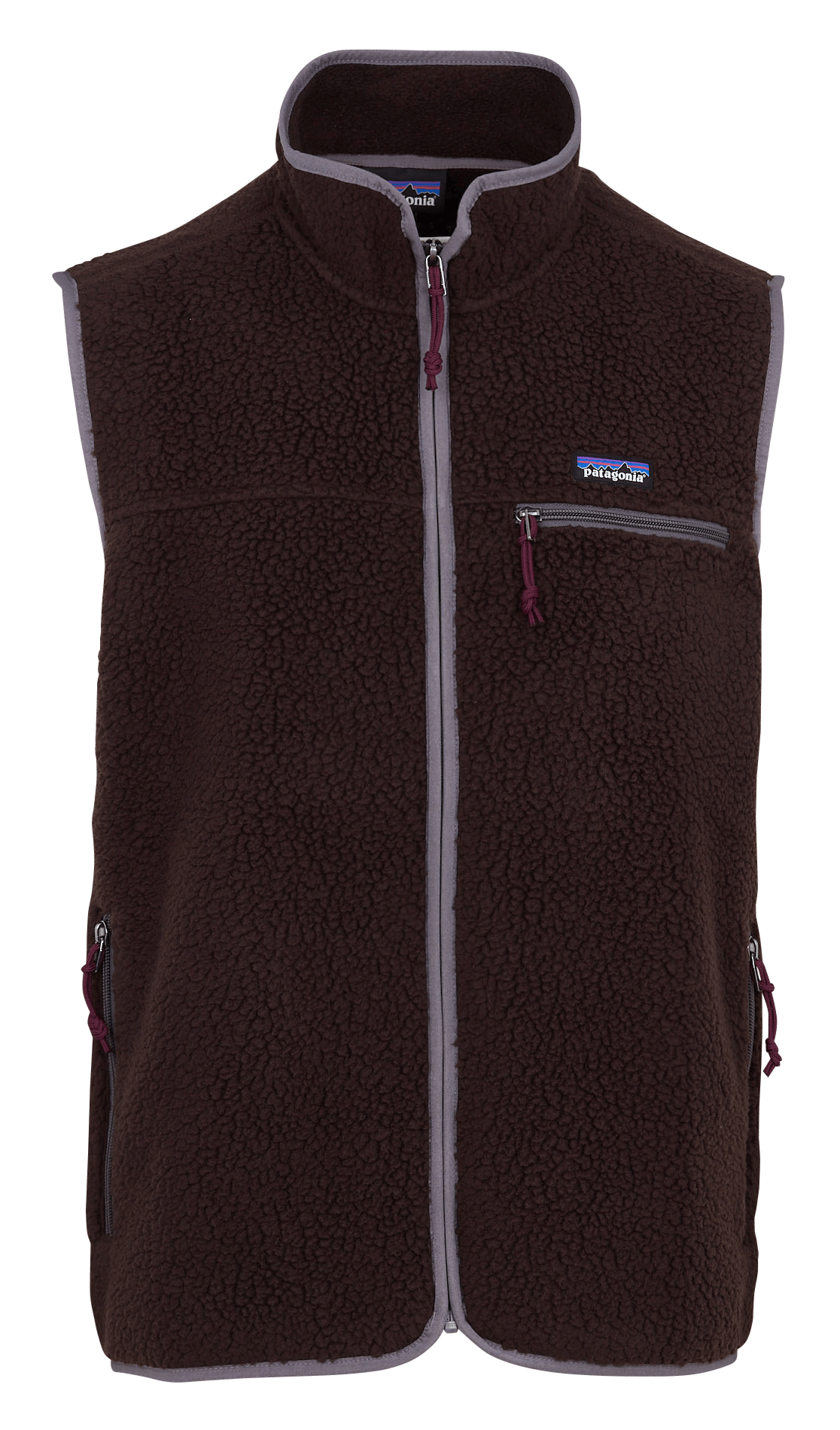 Straight high-neck fleece PATAGONIA Brown