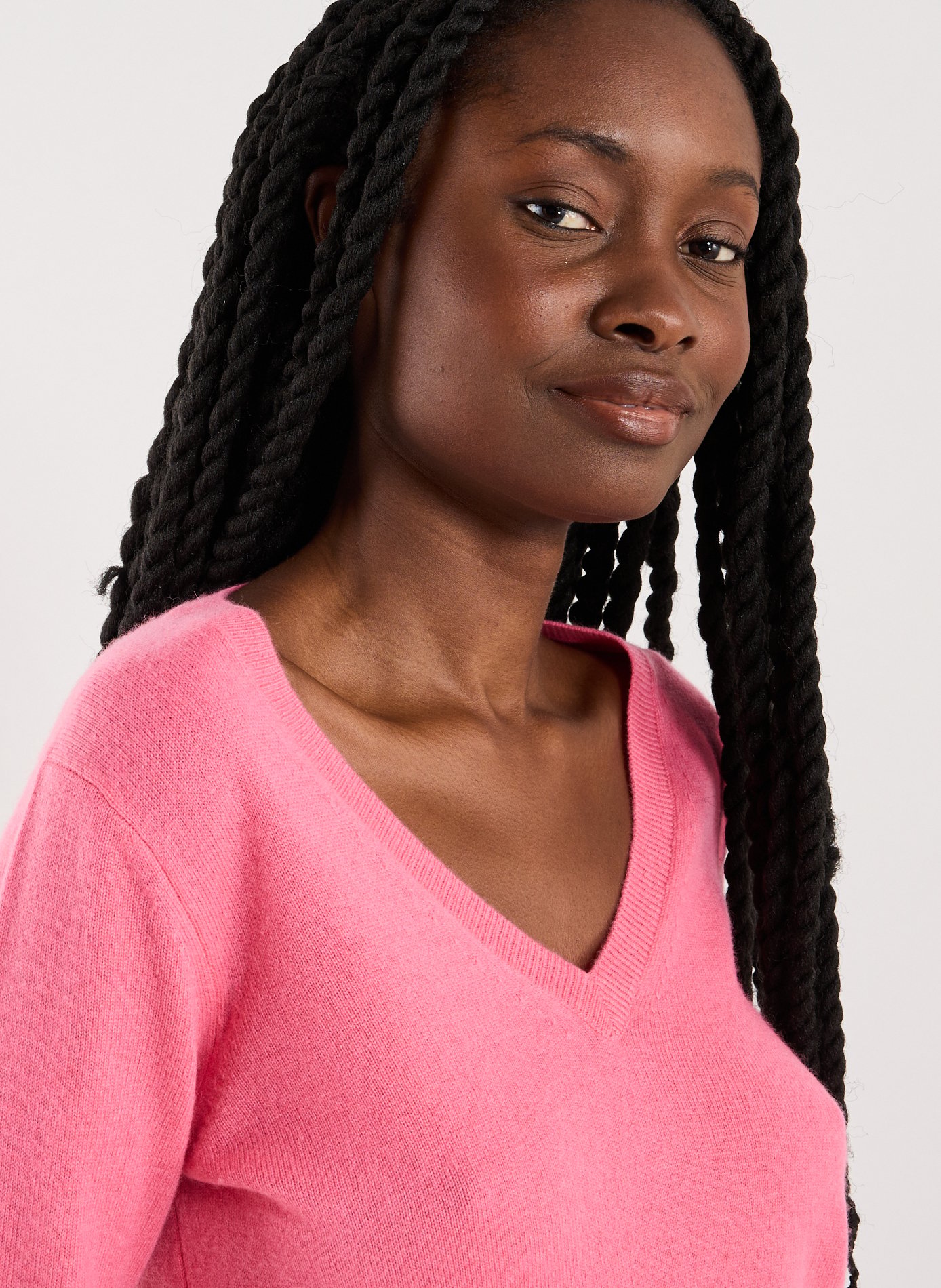 Cashmere sweater AU PRINTEMPS PARIS Pink