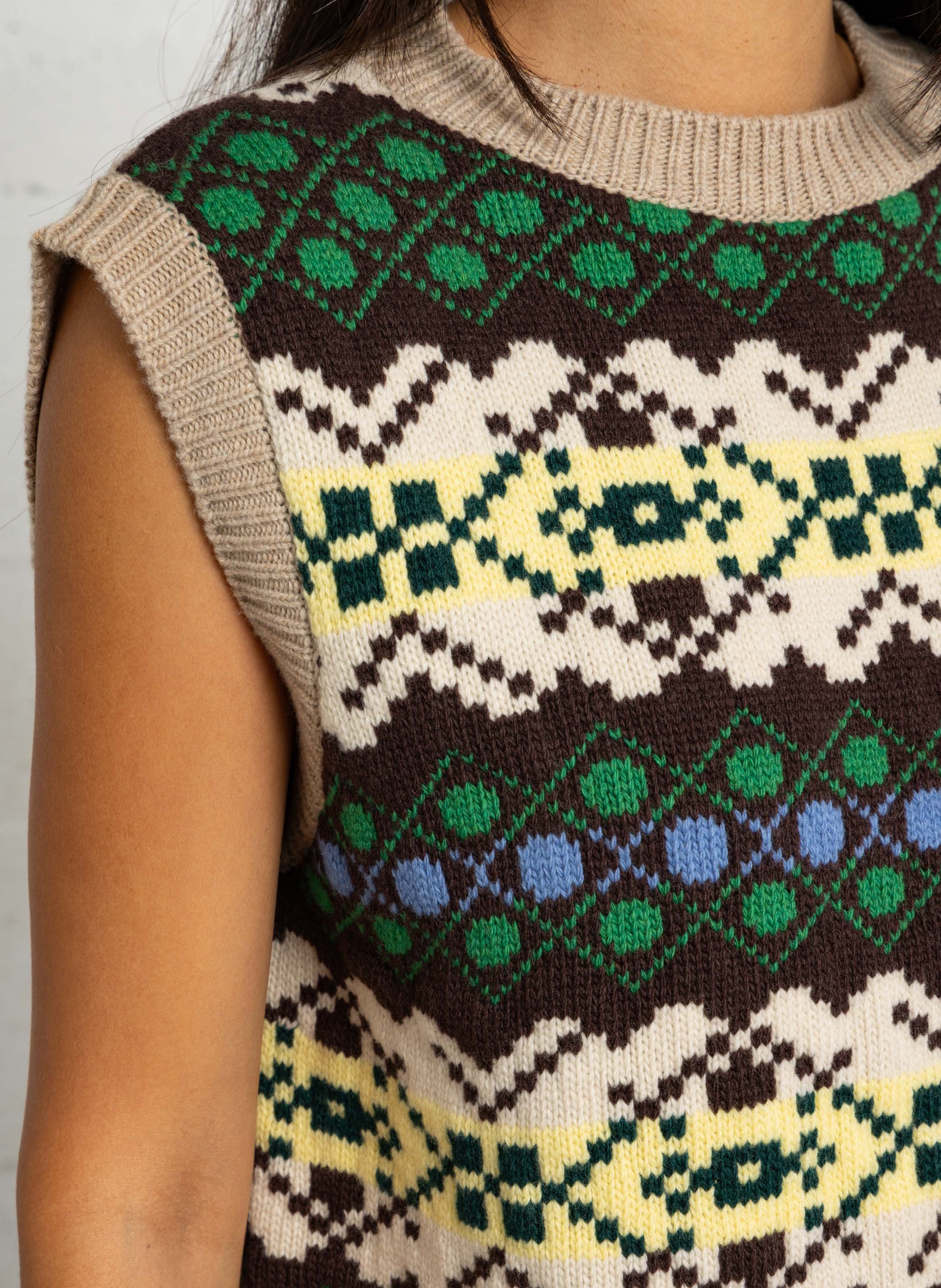Wollen trui met ronde hals MAX MARA WEEK END Groen