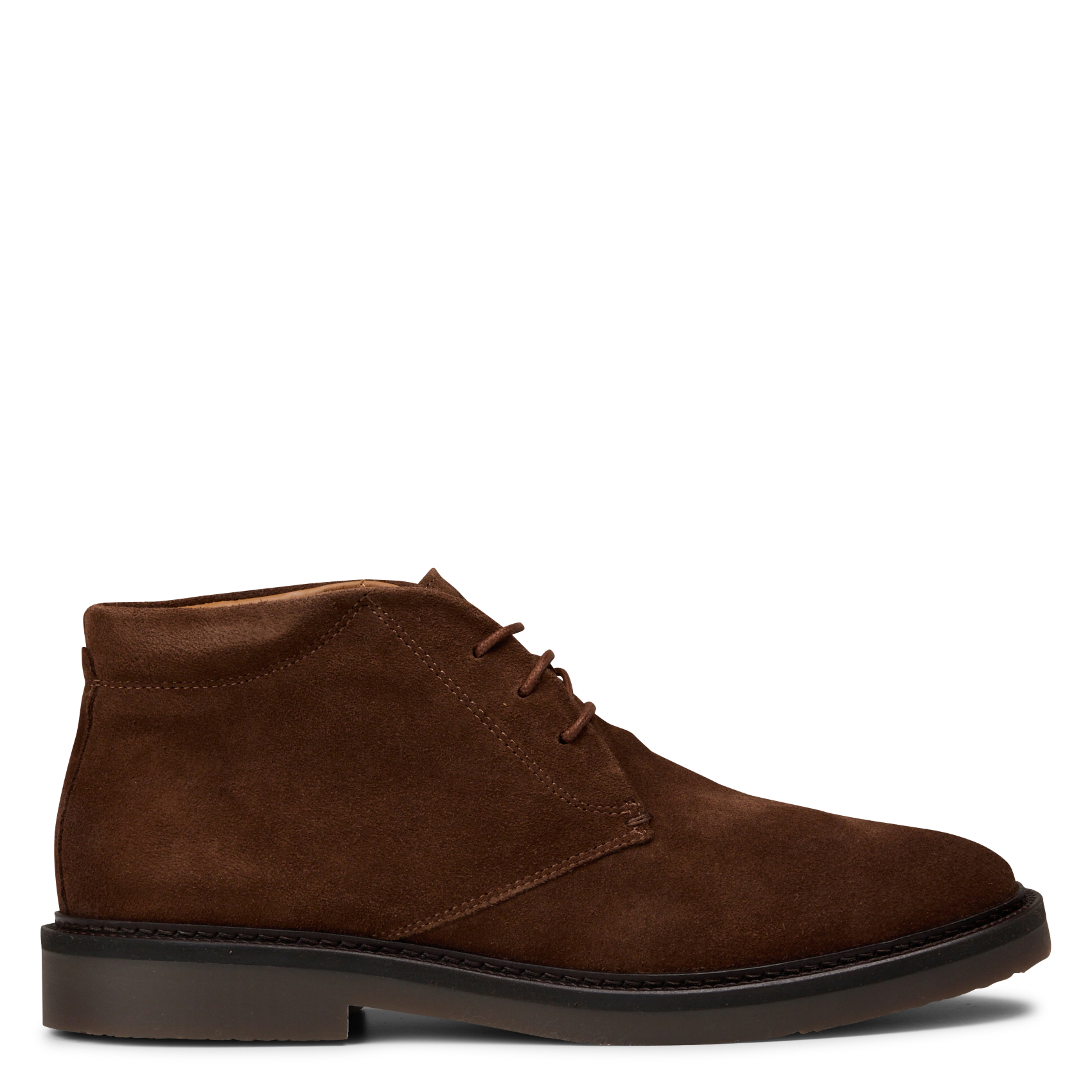 Boots à lacets en cuir velours HACKETT Marron